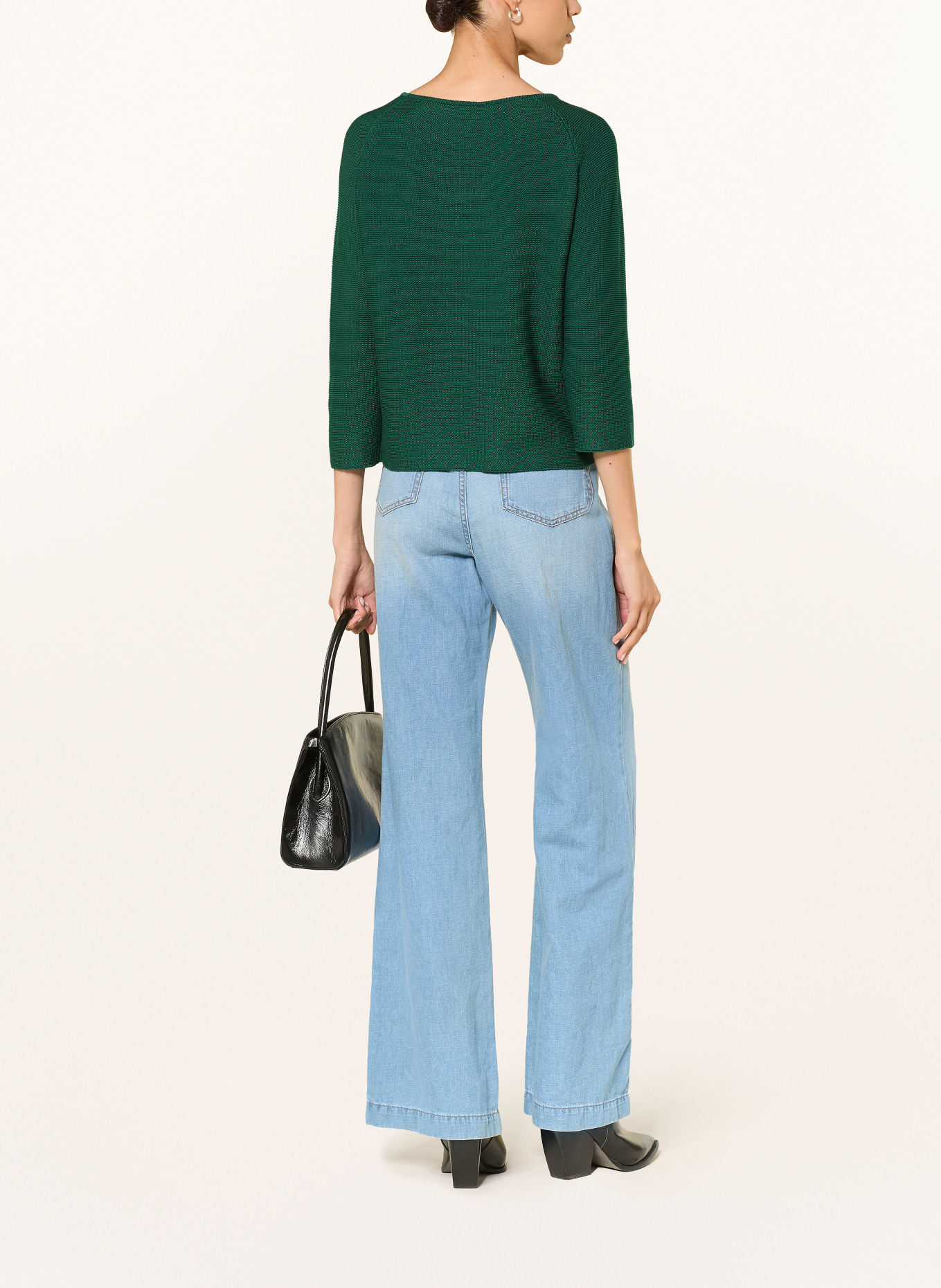 WEEKEND Max Mara Sweter ADDOTTO z rękawami 3/4: CIEMNOZIELONY