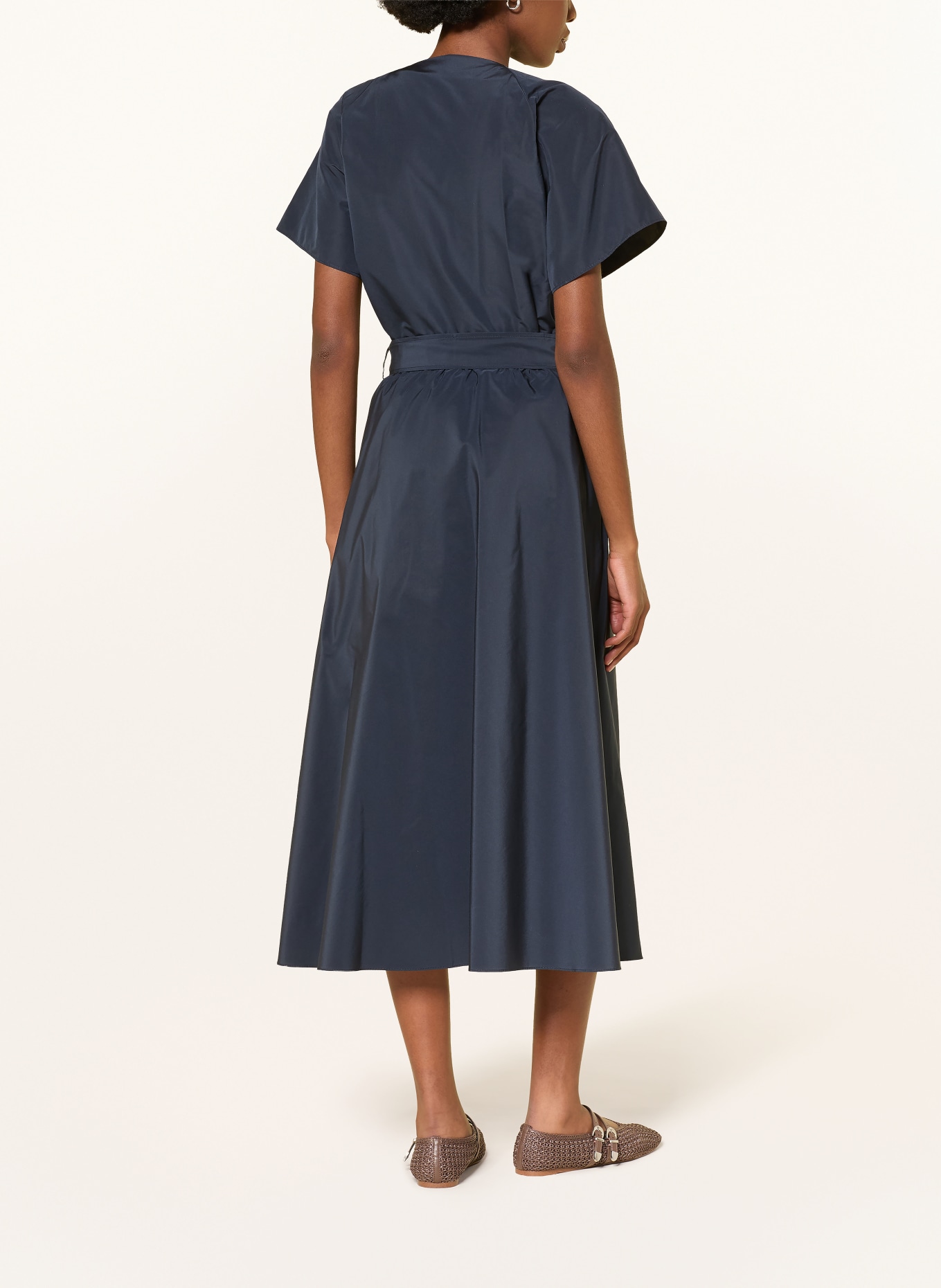 WEEKEND Max Mara Faltenrock: DUNKELBLAU