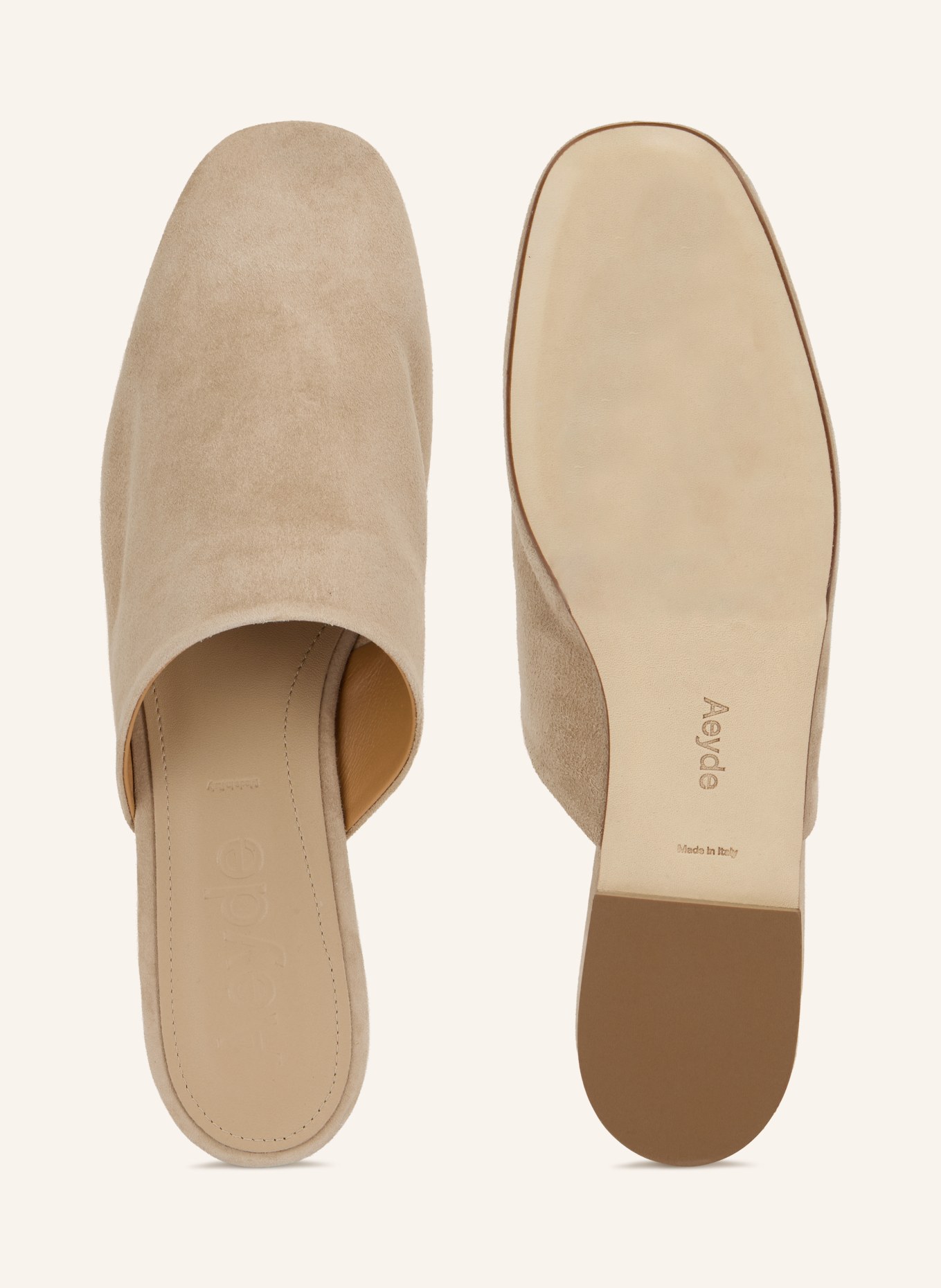 Aeyde Mules REGA: BEIGE