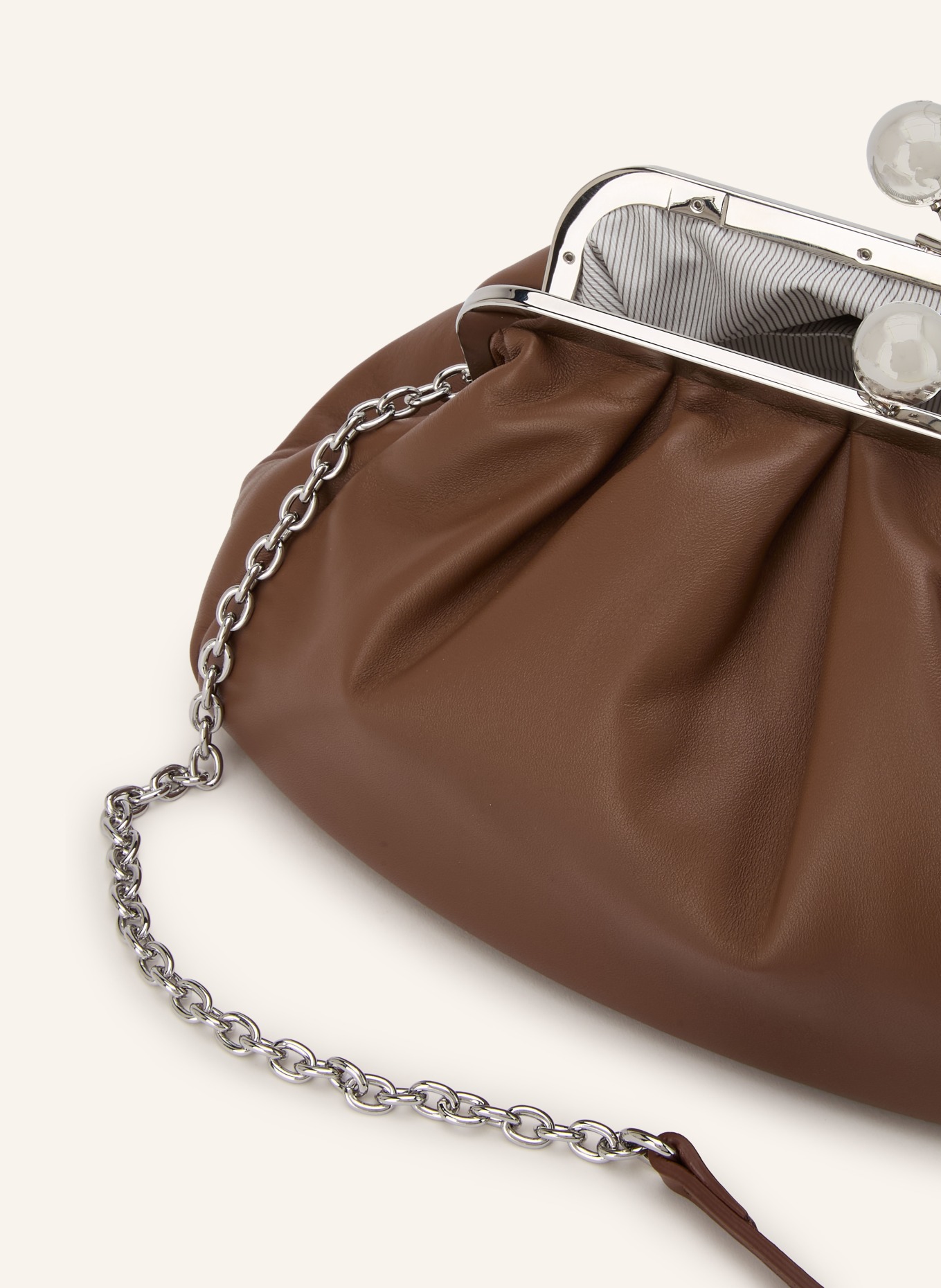WEEKEND Max Mara Torba na ramię PASTICCINO MEDIUM: BRĄZOWY / SREBRNY