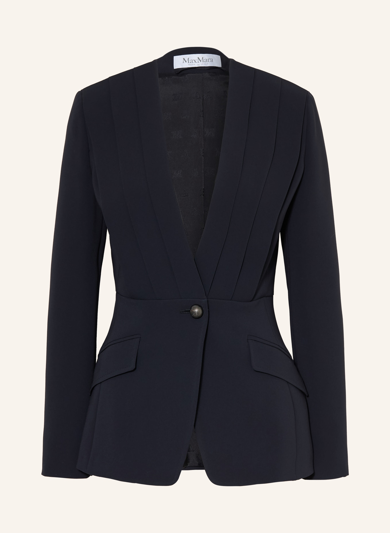 Max Mara Blazer NAVILE: DONKERBLAUW