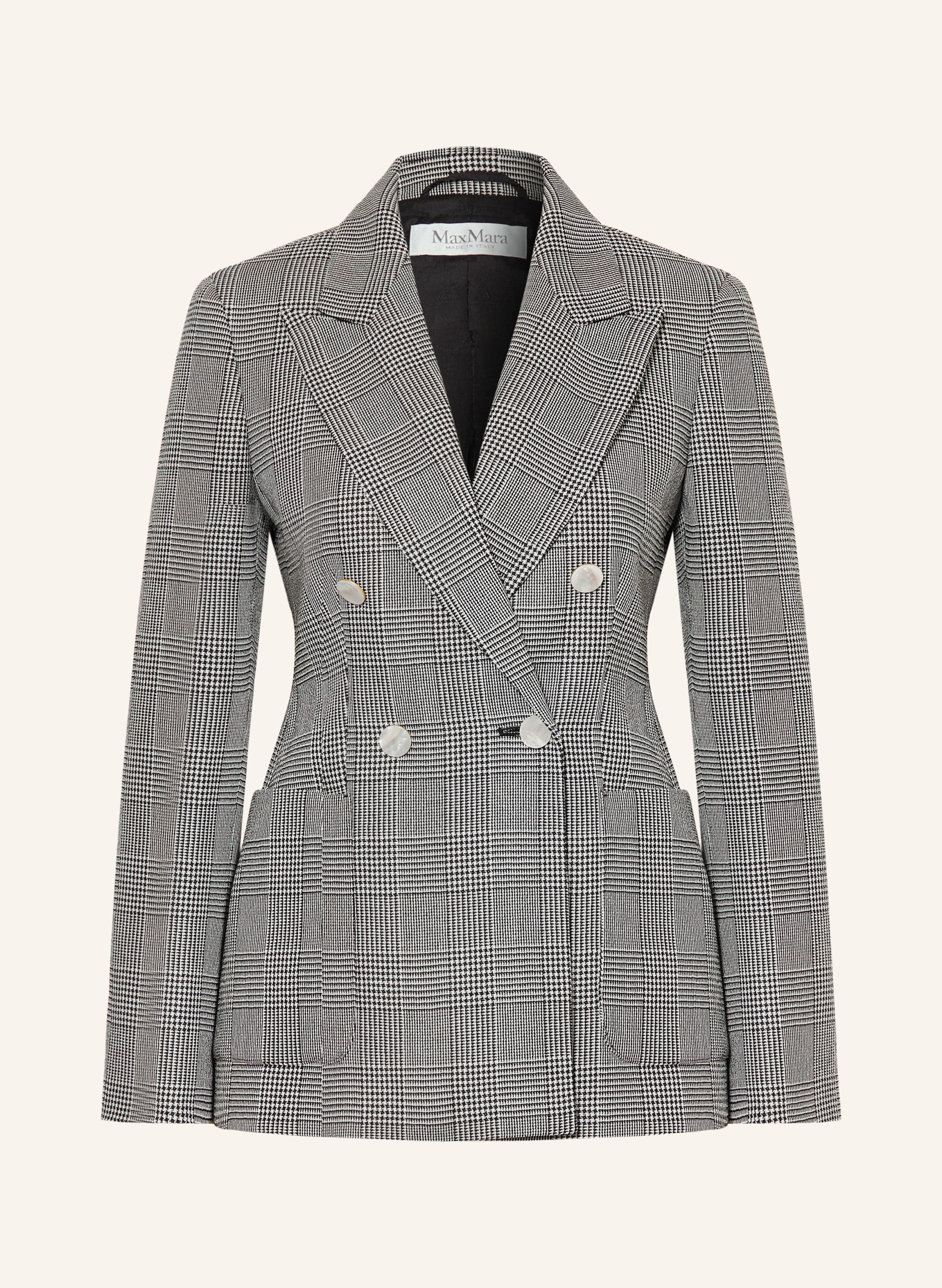 Max Mara Blazer ACCORDO: DUNKELBLAU / HELLGRAU