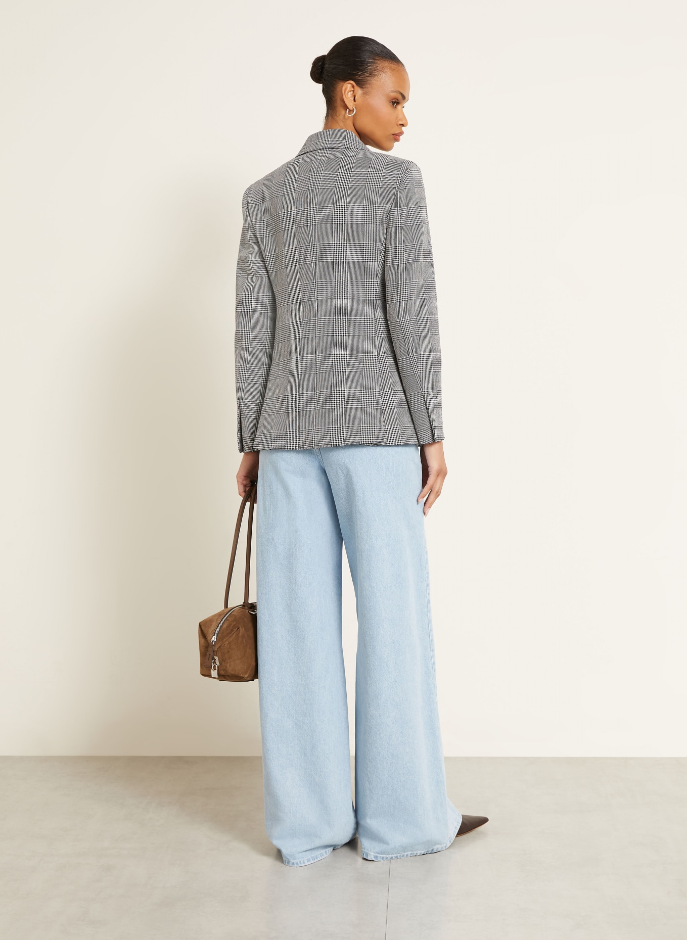 Max Mara Blazer ACCORDO: DUNKELBLAU / HELLGRAU