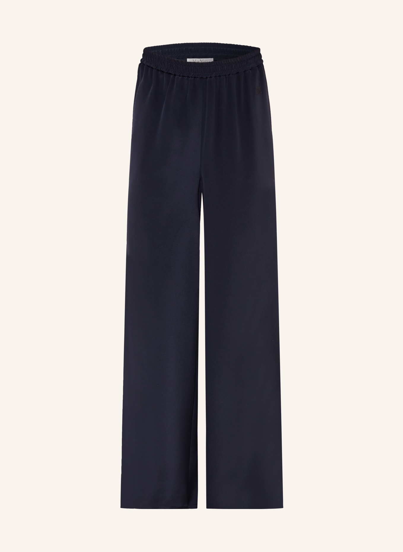 Max Mara Marlenehose VOLONTA aus Seide: DUNKELBLAU