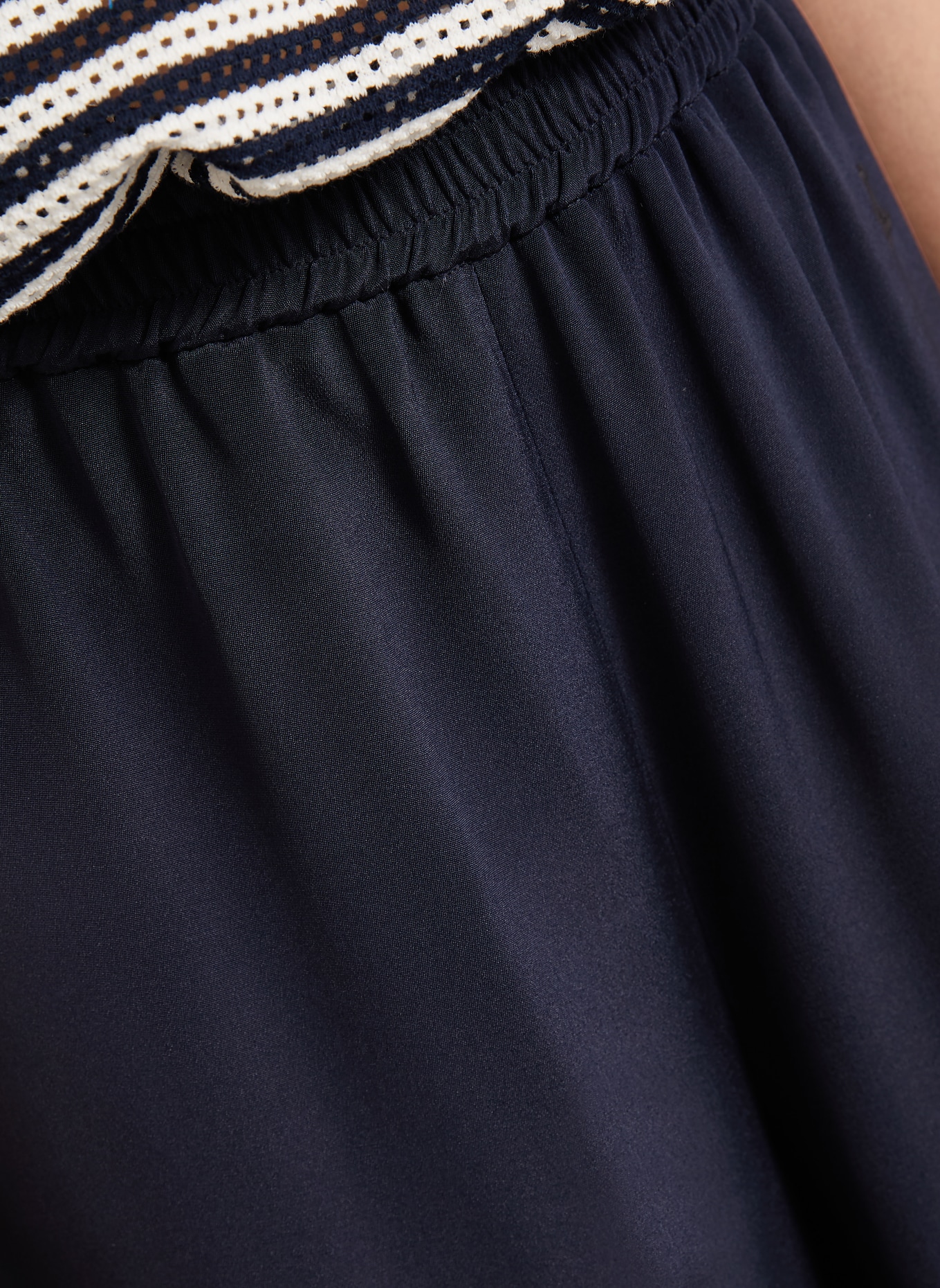 Max Mara Marlenehose VOLONTA aus Seide: DUNKELBLAU