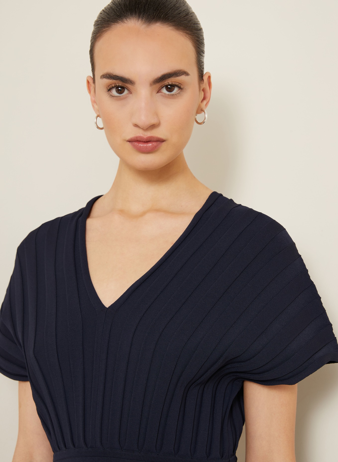 Max Mara Strickkleid SERIO: DUNKELBLAU