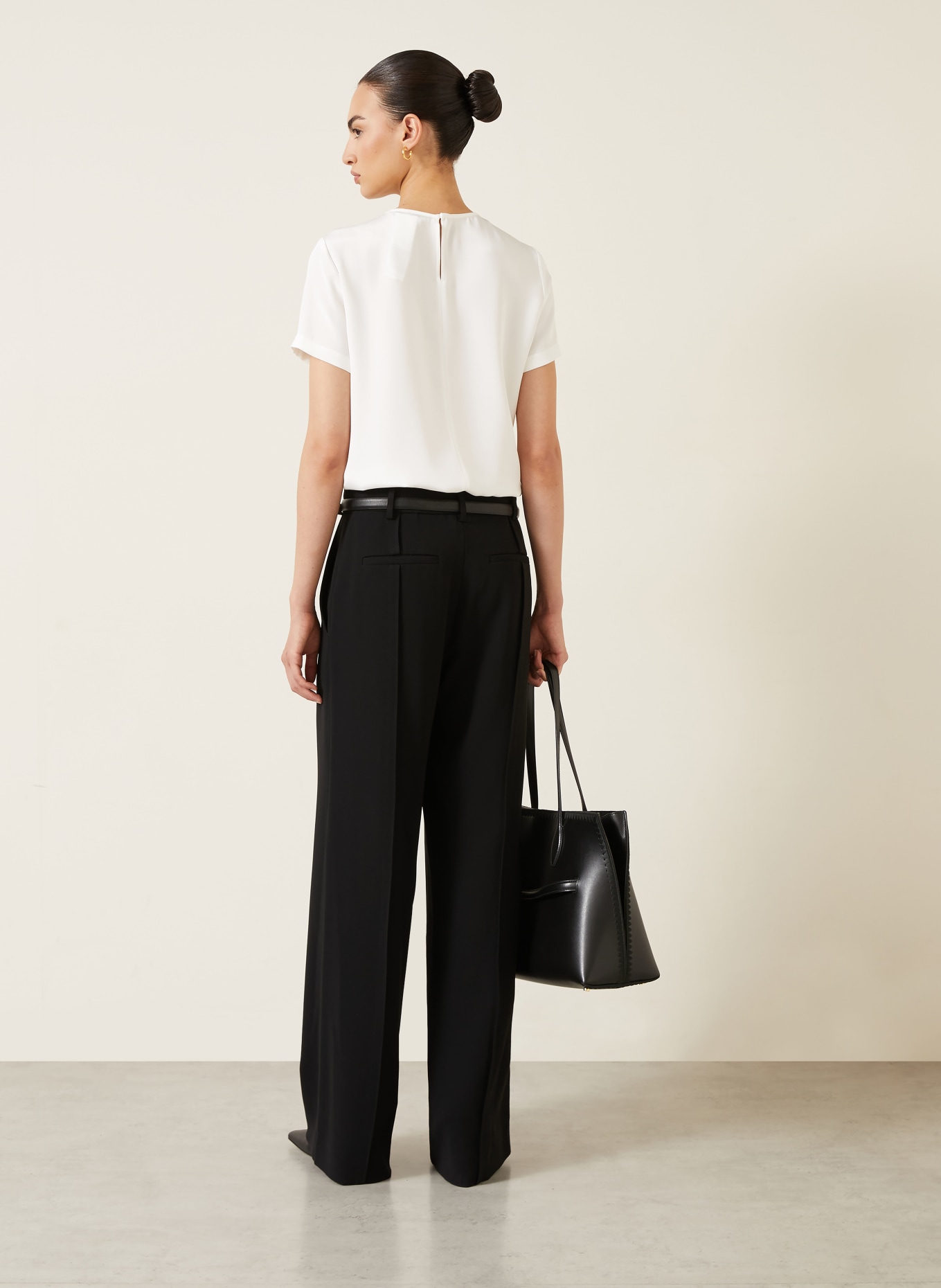 Max Mara Blusenshirt PAGANO aus Seide: WEISS