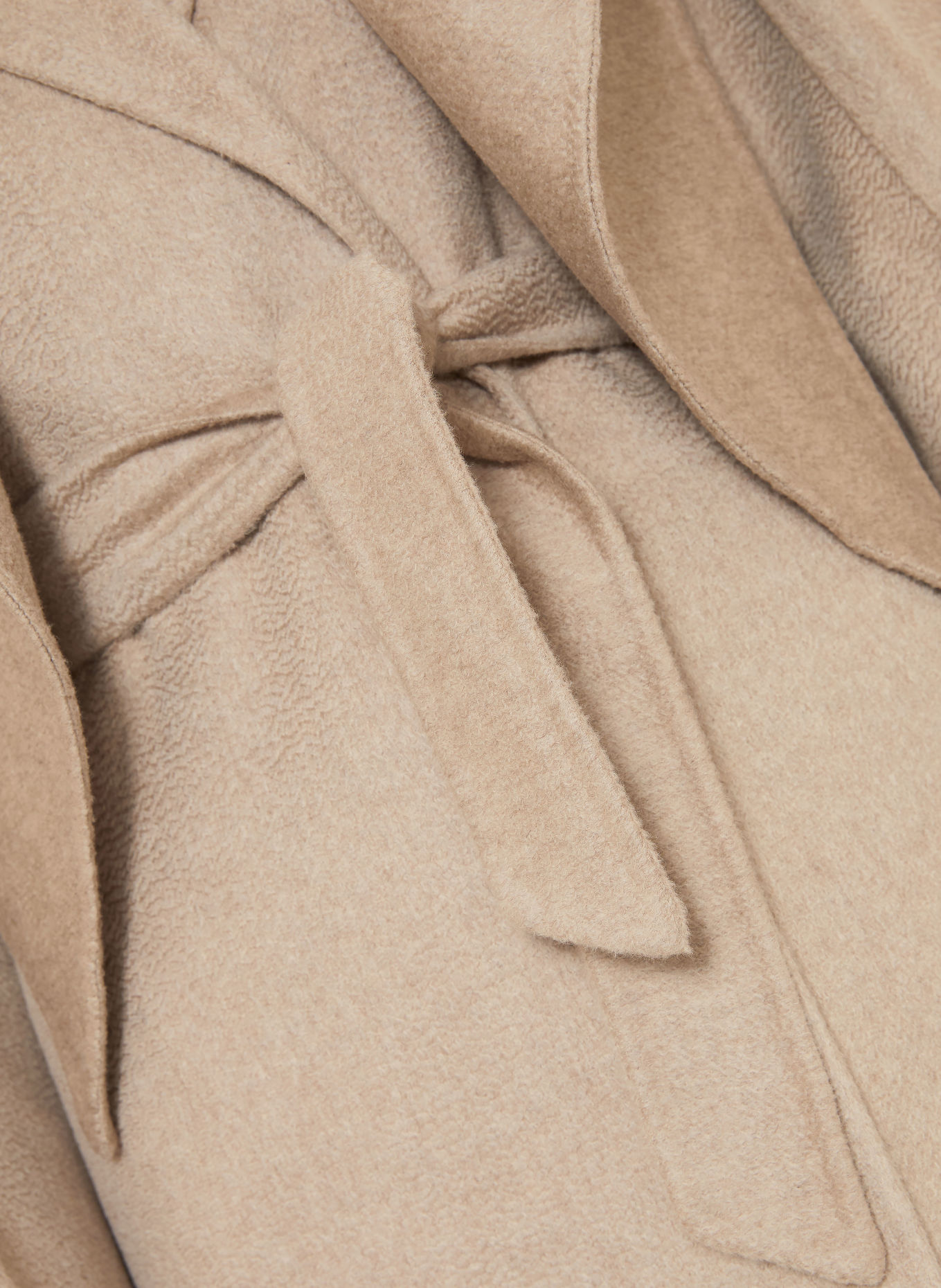 Max Mara Set DETTO: Cashmere-Mantel und Schal: BEIGE