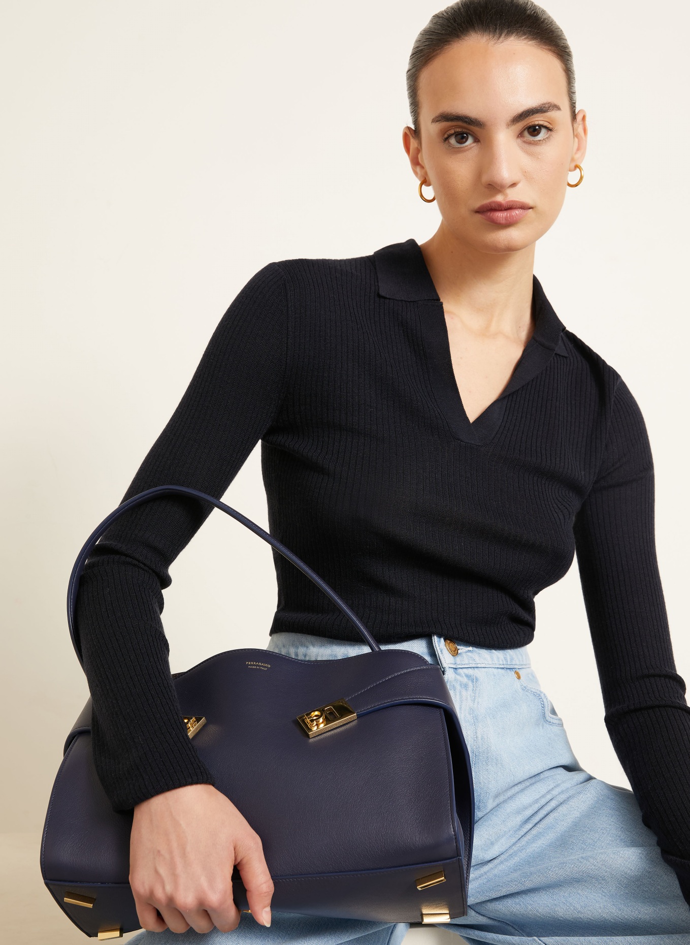 Max Mara Pullover GERGO: DUNKELBLAU