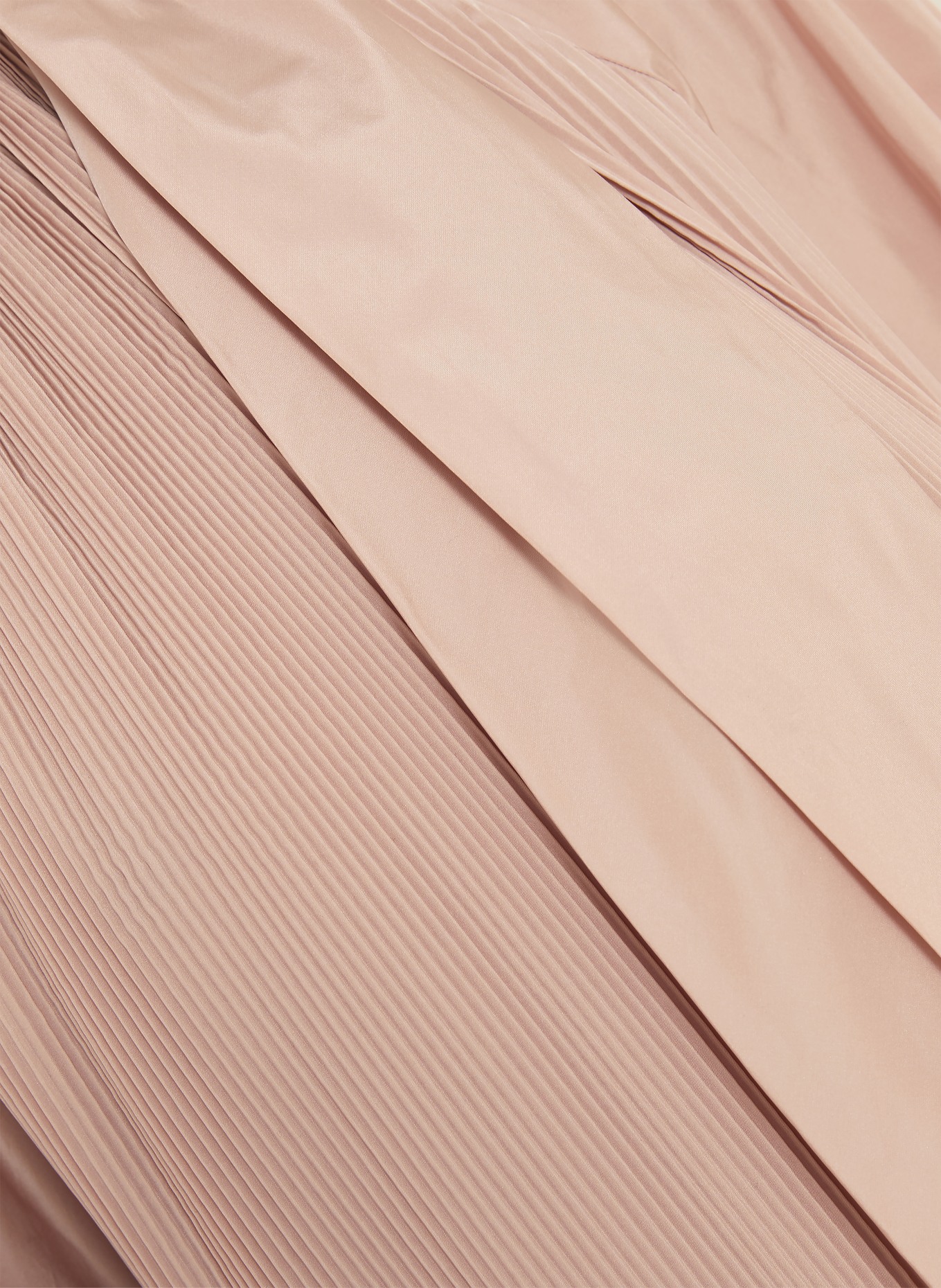 Max Mara Schluppenbluse VALLE mit Plissees: ROSÉ