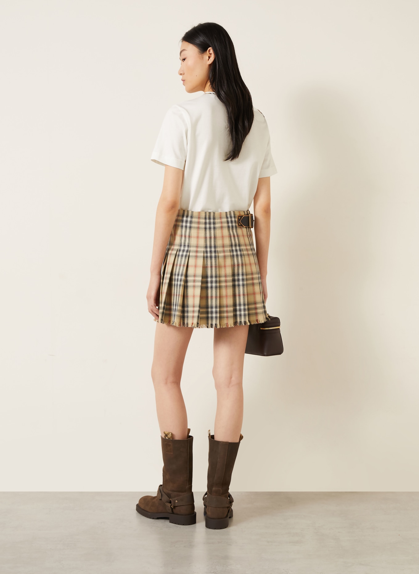 BURBERRY T-Shirt FRANKIE: WEISS / BEIGE / SCHWARZ