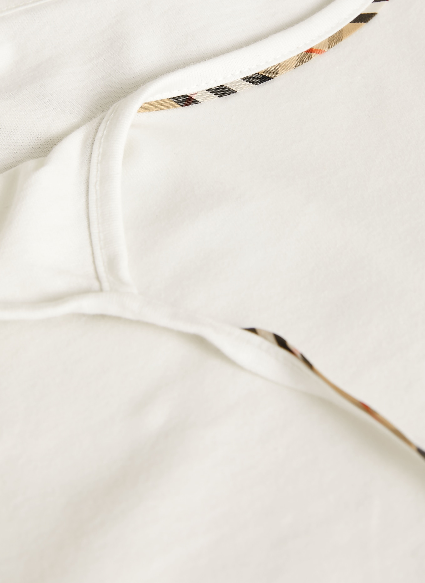 BURBERRY T-Shirt FRANKIE: WEISS / BEIGE / SCHWARZ