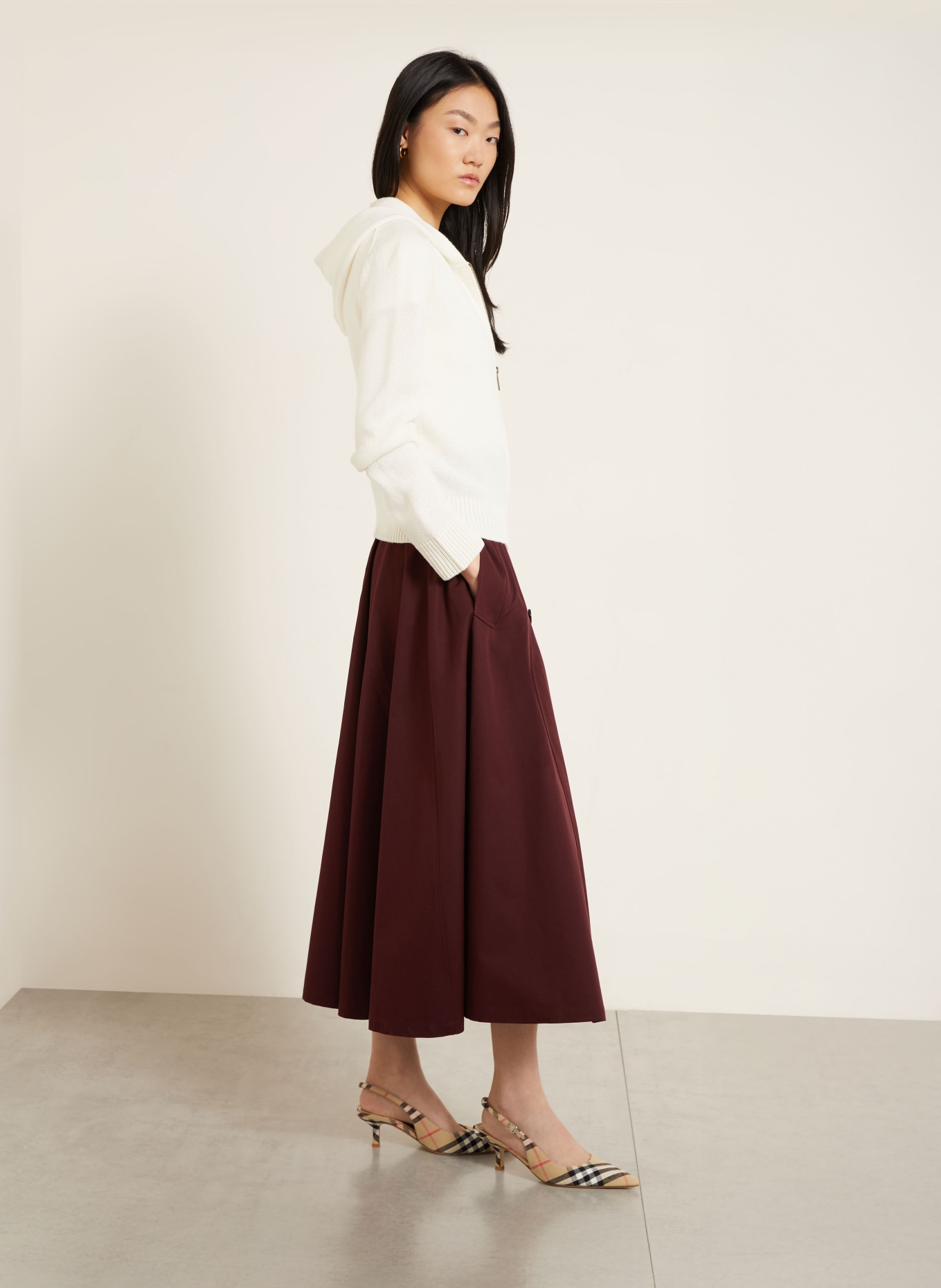 BURBERRY Strickjacke JILLIAN: ECRU