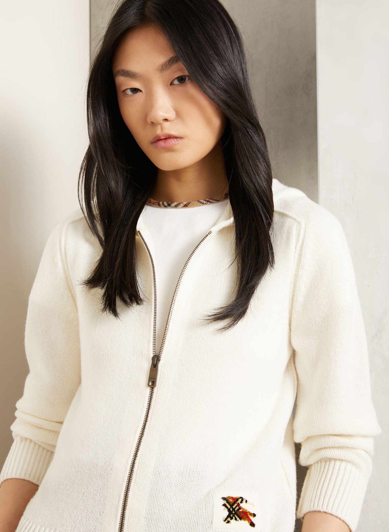 BURBERRY Strickjacke JILLIAN: ECRU