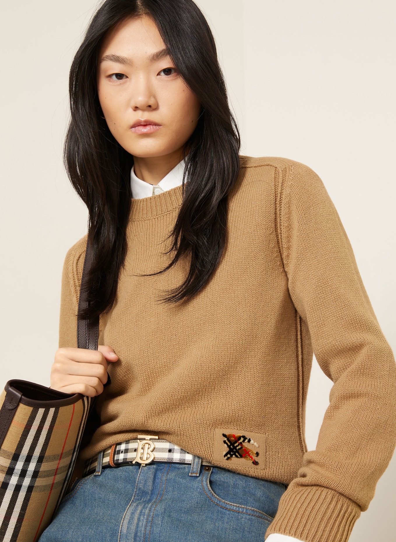 BURBERRY Pullover JANELLE: CAMEL