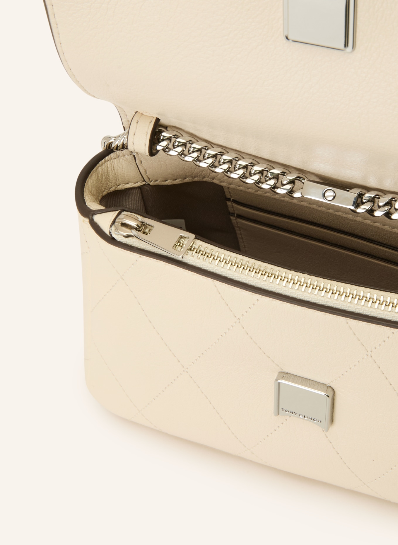 TORY BURCH Schoudertas CHARLIE MINI: WIT