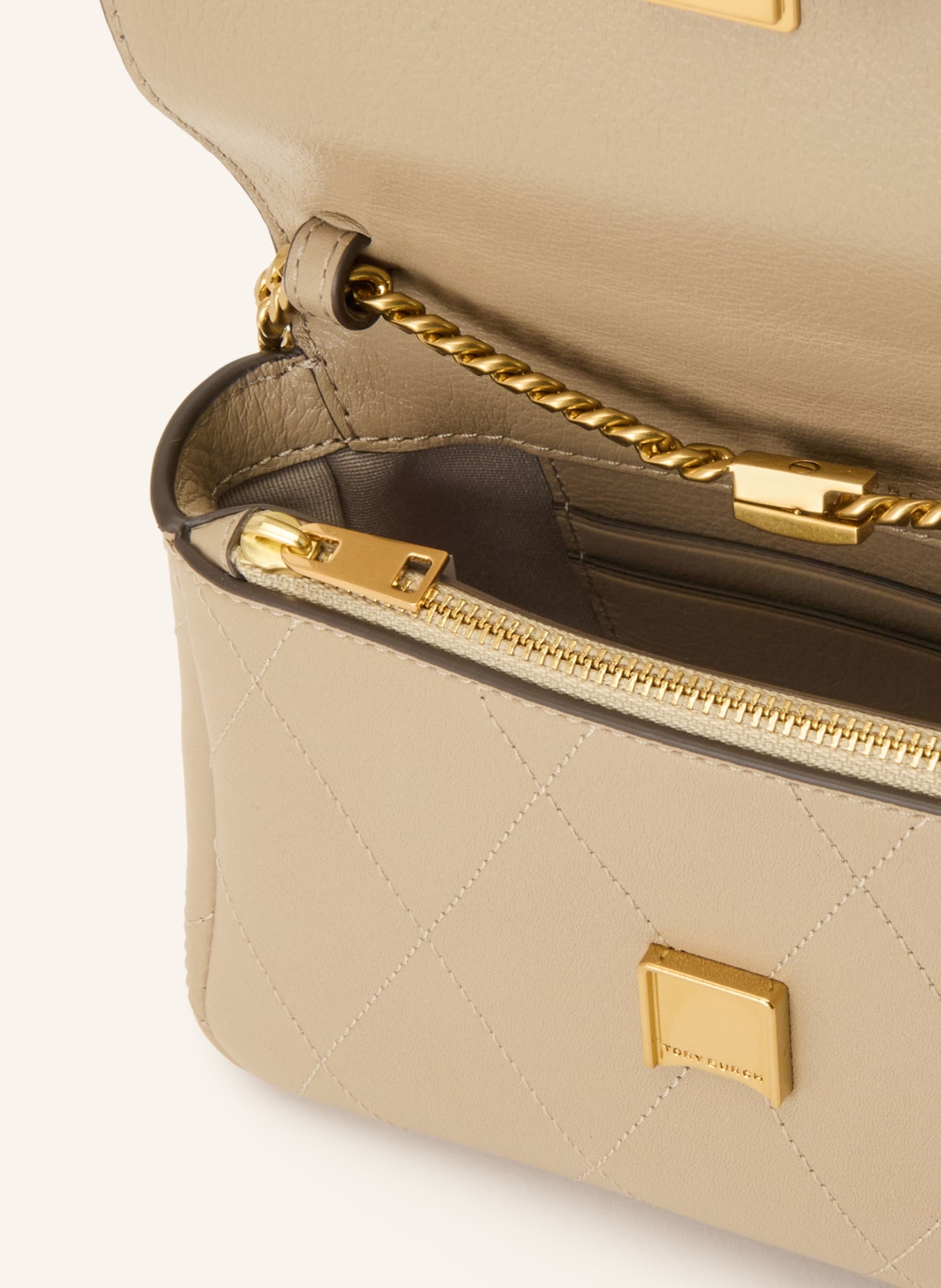 TORY BURCH Schoudertas CHARLIE MINI: BEIGE