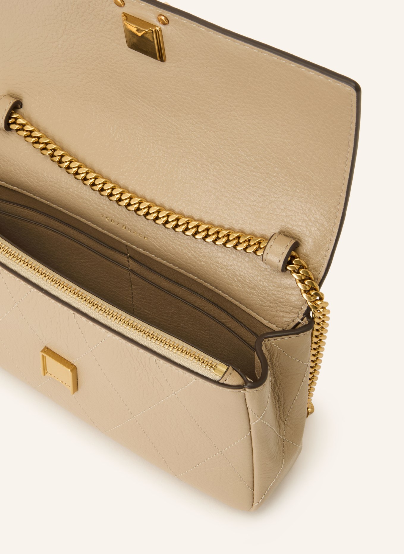 TORY BURCH Tas met omslag CHARLIE: BEIGE