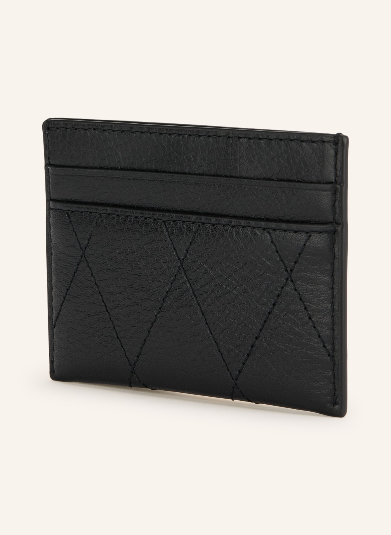 TORY BURCH Porte-cartes CHARLIE: NOIR / OR