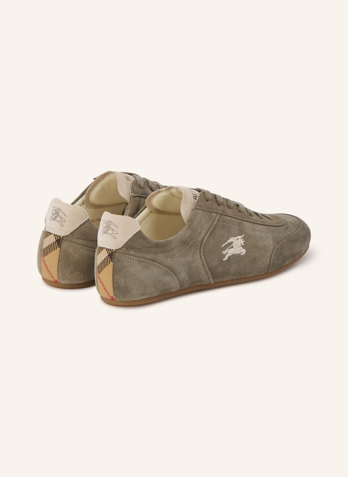 BURBERRY KNIGHT Sneakers: OLIVE / ECRU