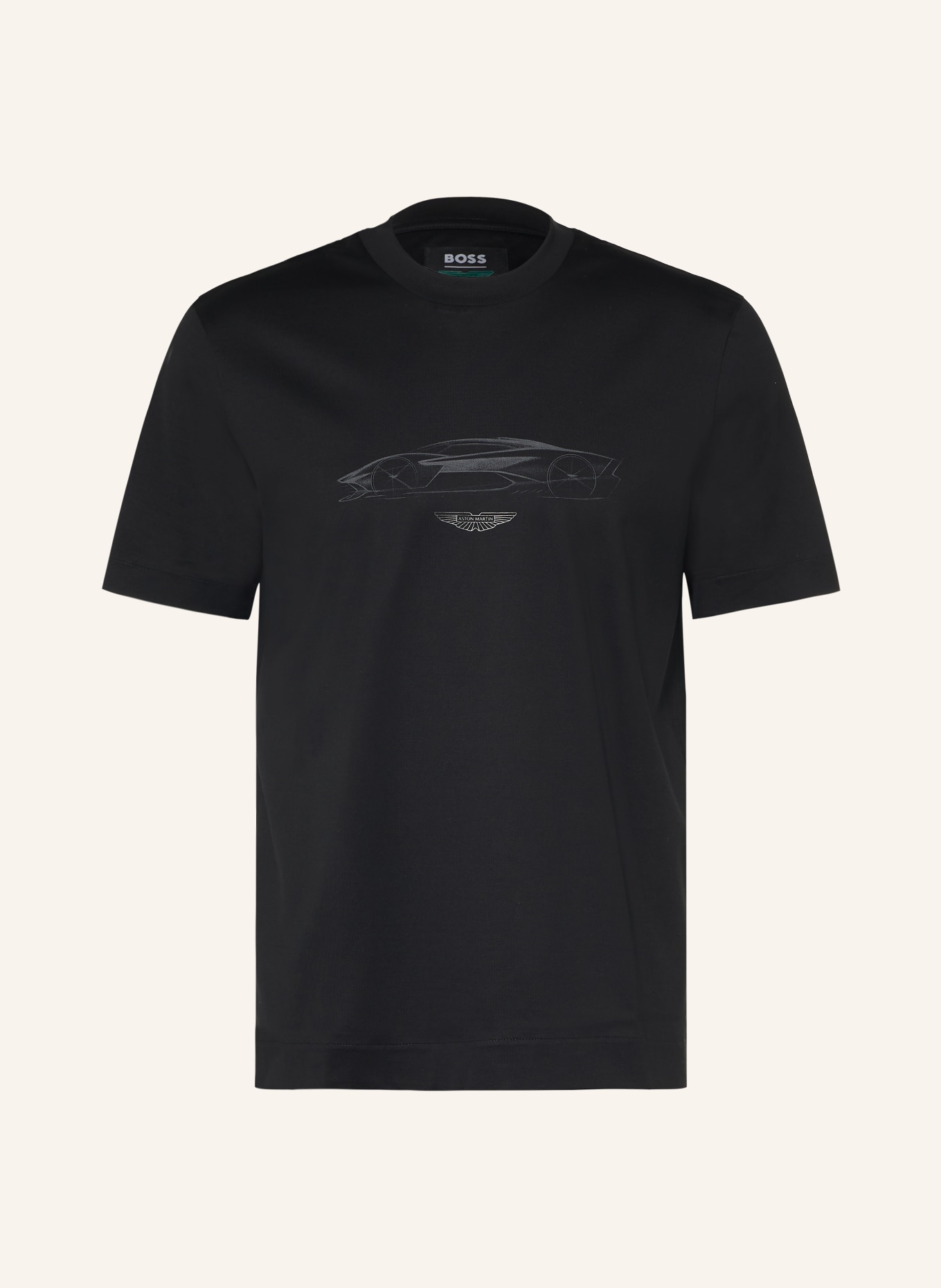 BOSS Tricou TAUT: NEGRU