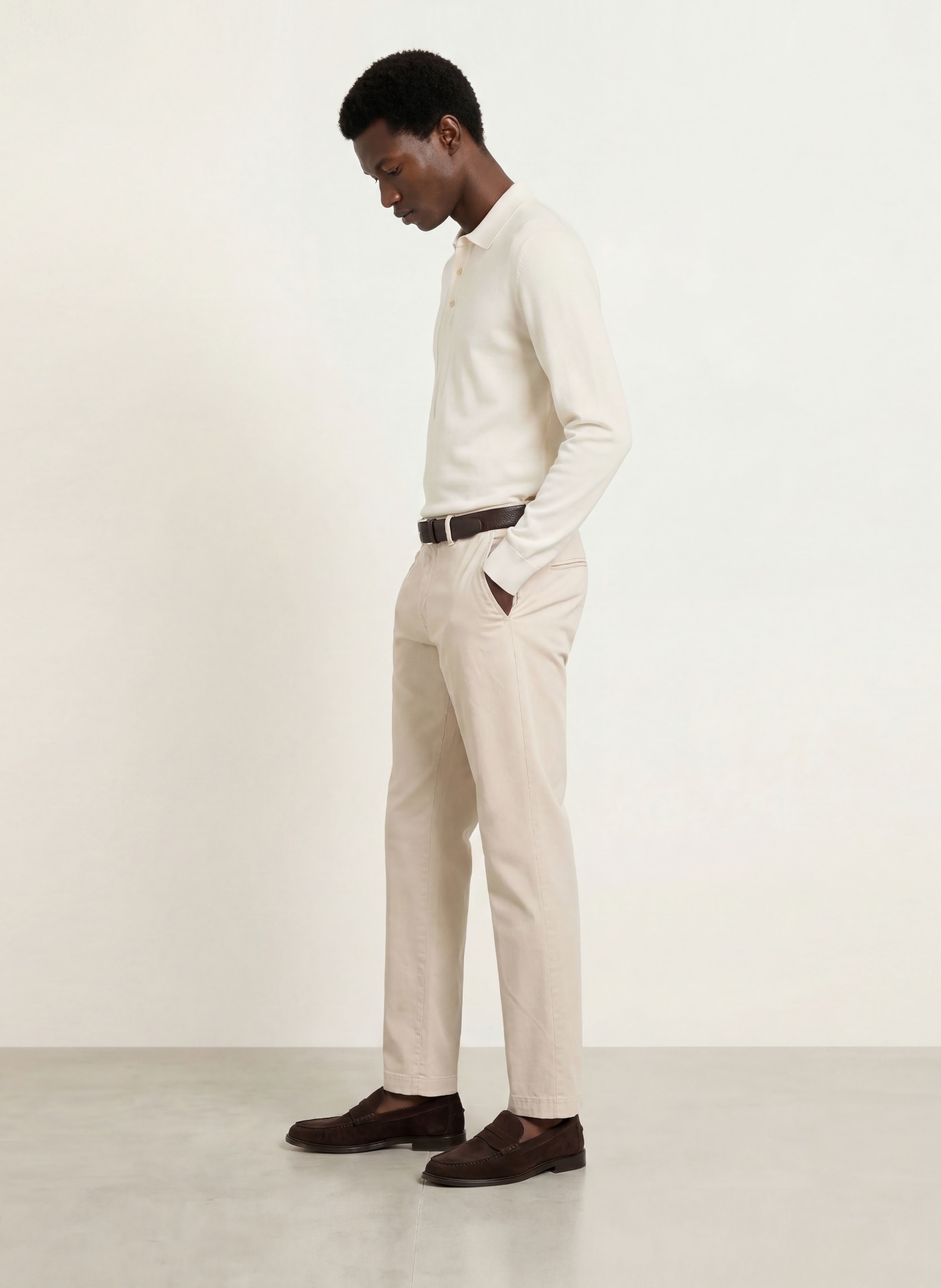 BOSS Pullover LANCIONE: CREME