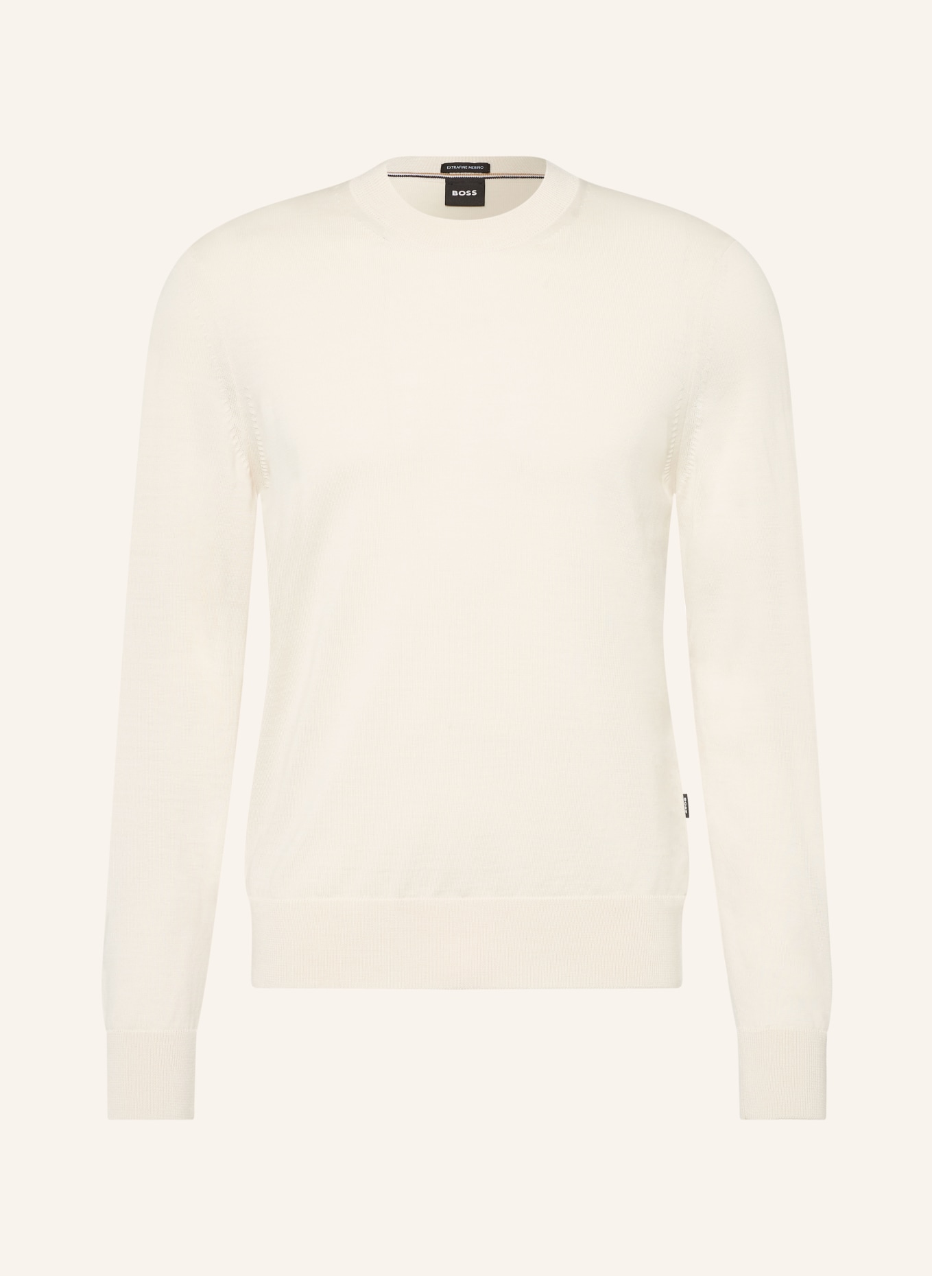 BOSS Pullover LENO: CREME