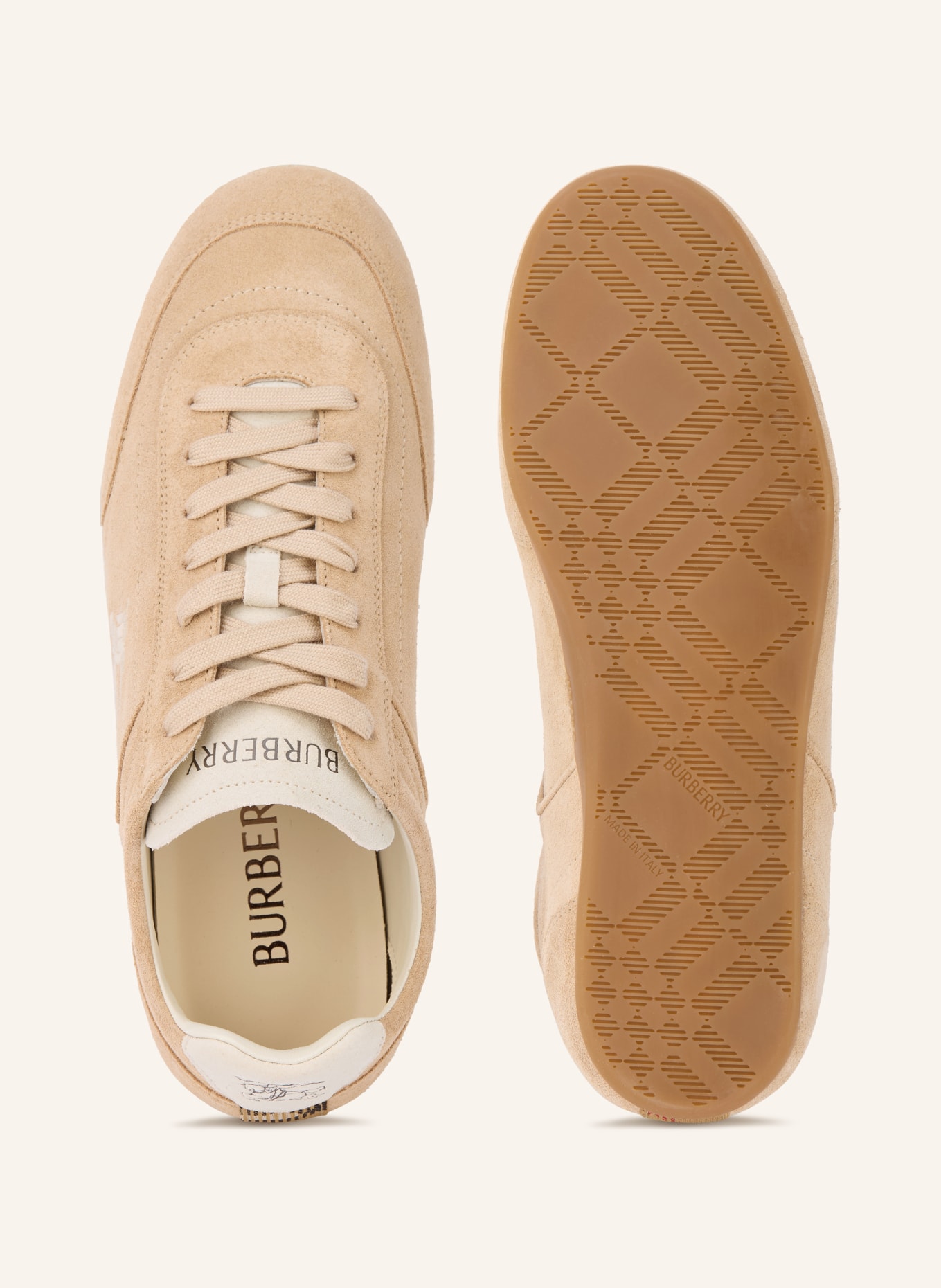 BURBERRY KNIGHT Sneakers: BEIGE / ECRU