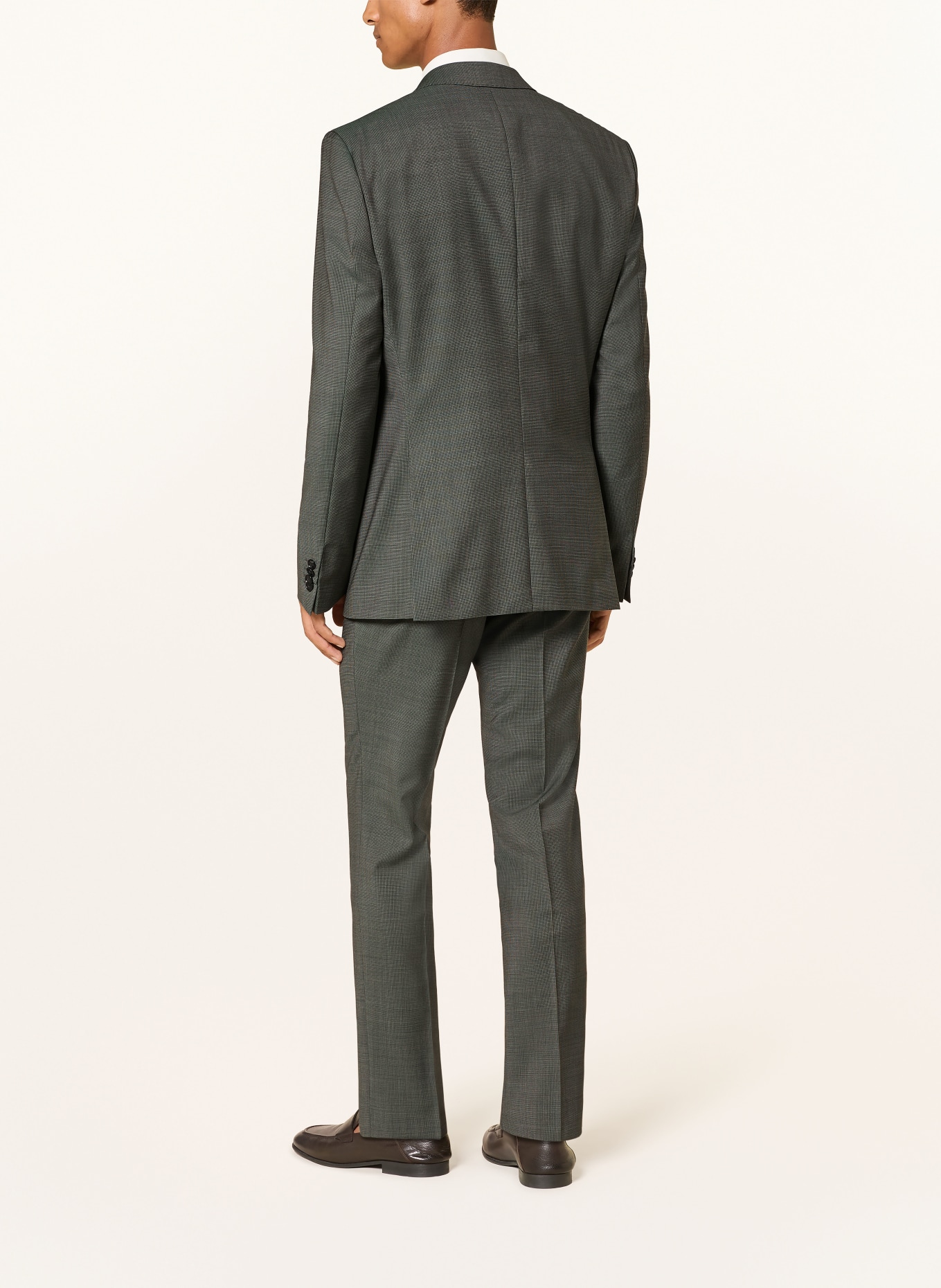 BOSS Suit Jacket H-HUGE Slim Fit: 347 OPEN GREEN
