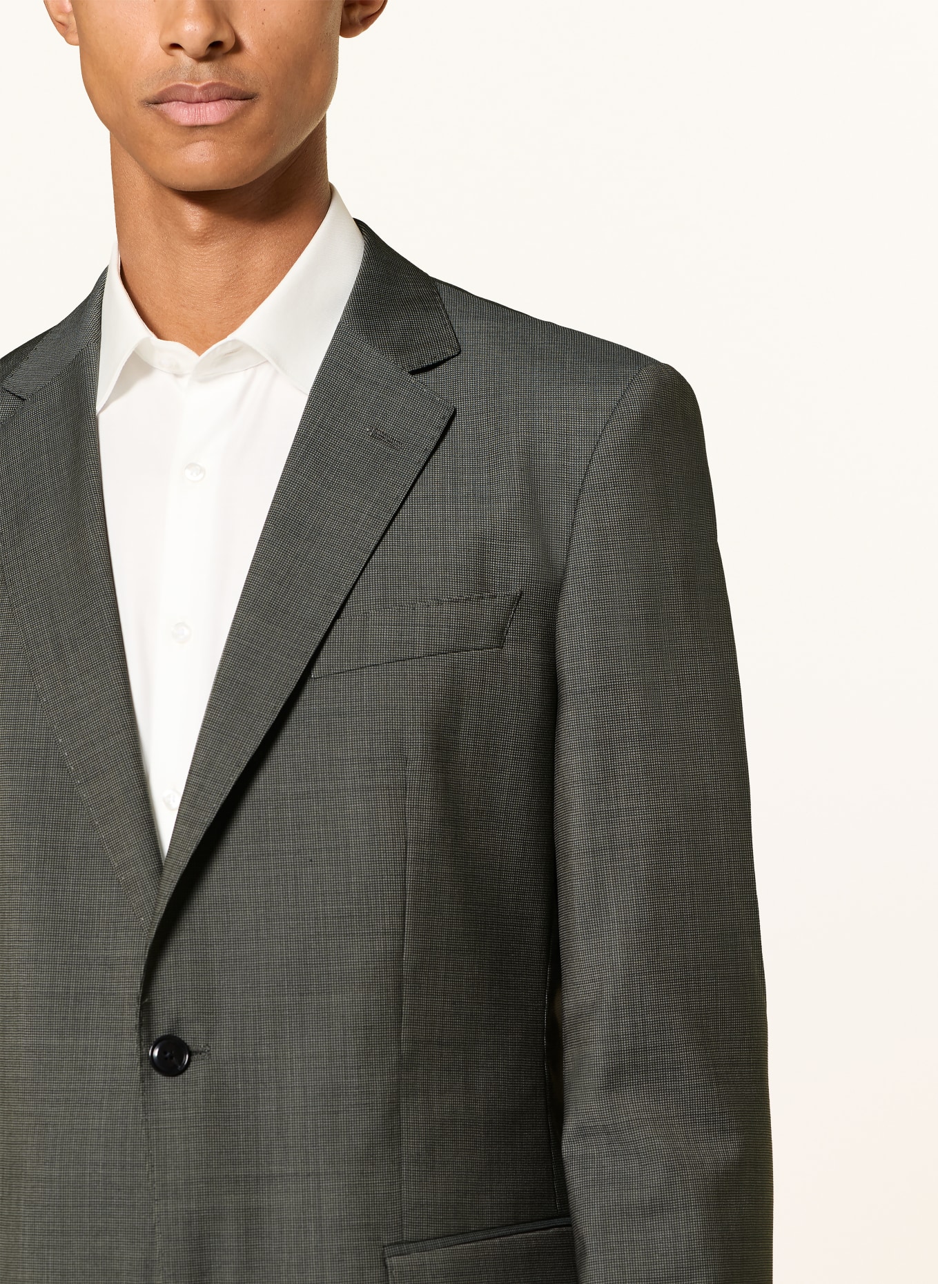 BOSS Suit Jacket H-HUGE Slim Fit: 347 OPEN GREEN