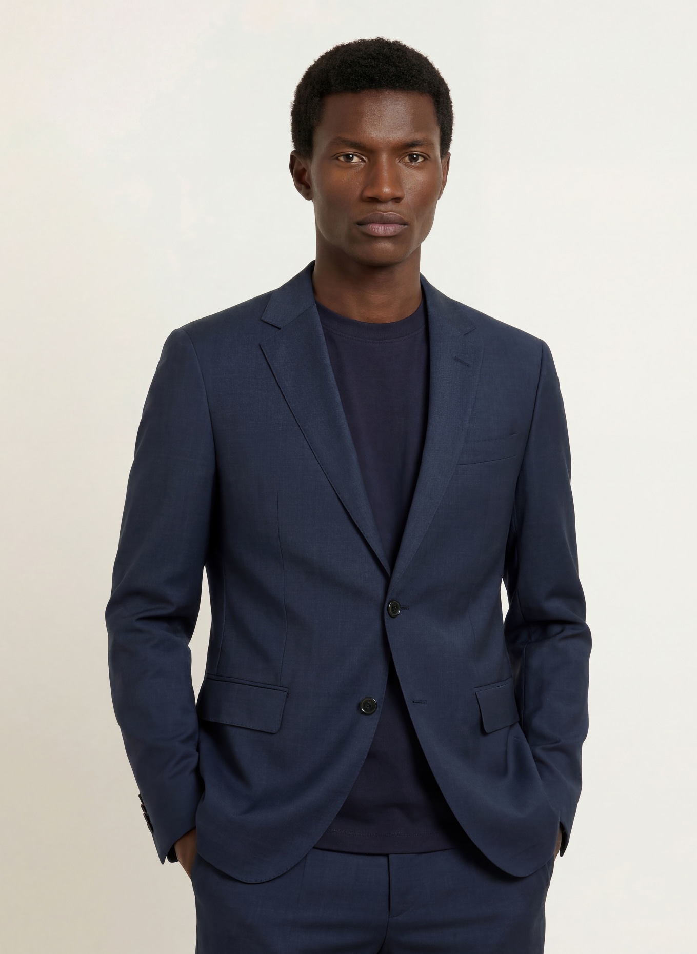 BOSS Marynarka do garnituru H-HUGE Slim Fit: 404 DARK BLUE
