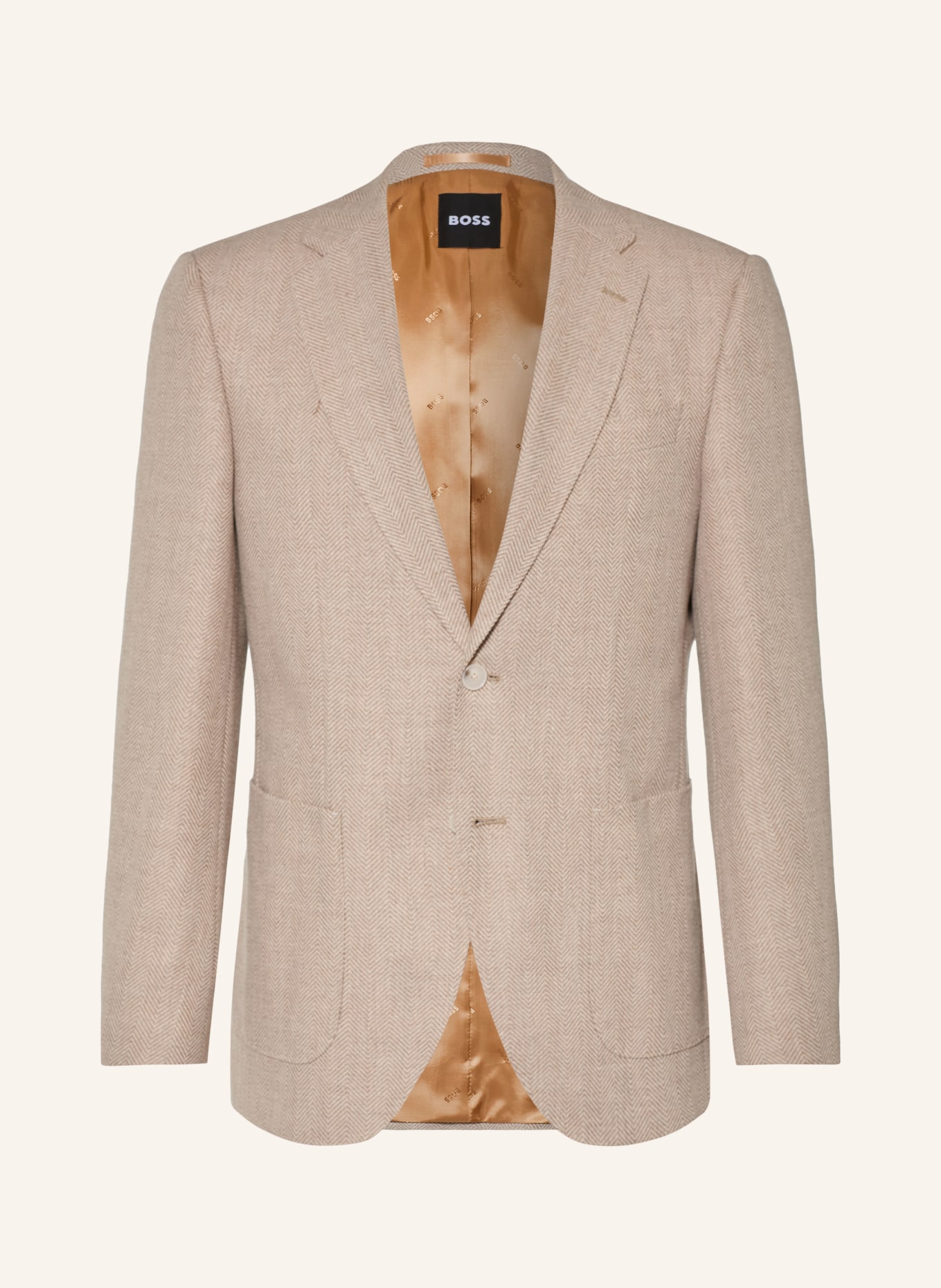 BOSS Sakko JANSON Regular Fit: BEIGE / CREME