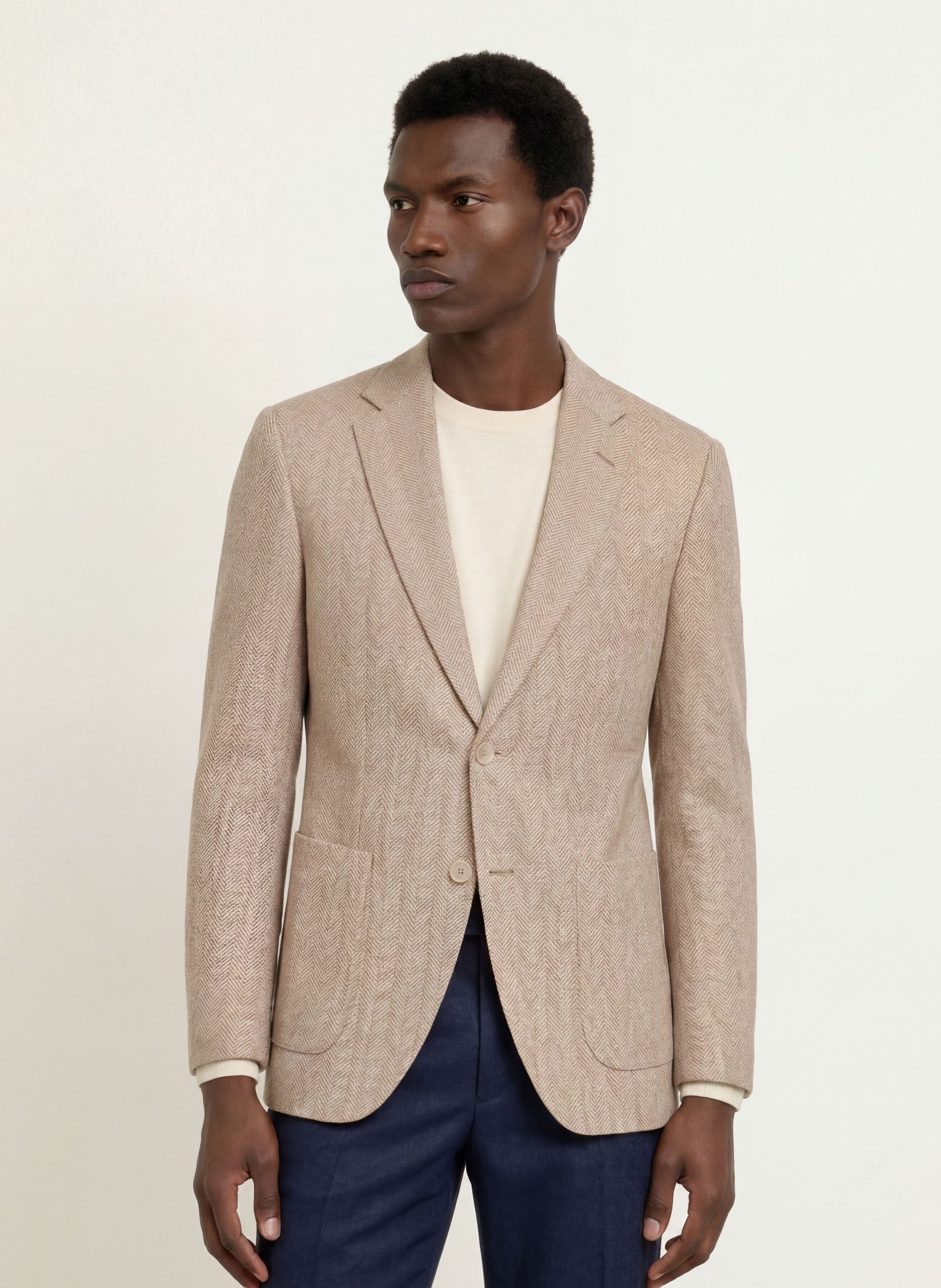 BOSS Sakko JANSON Regular Fit: BEIGE / CREME