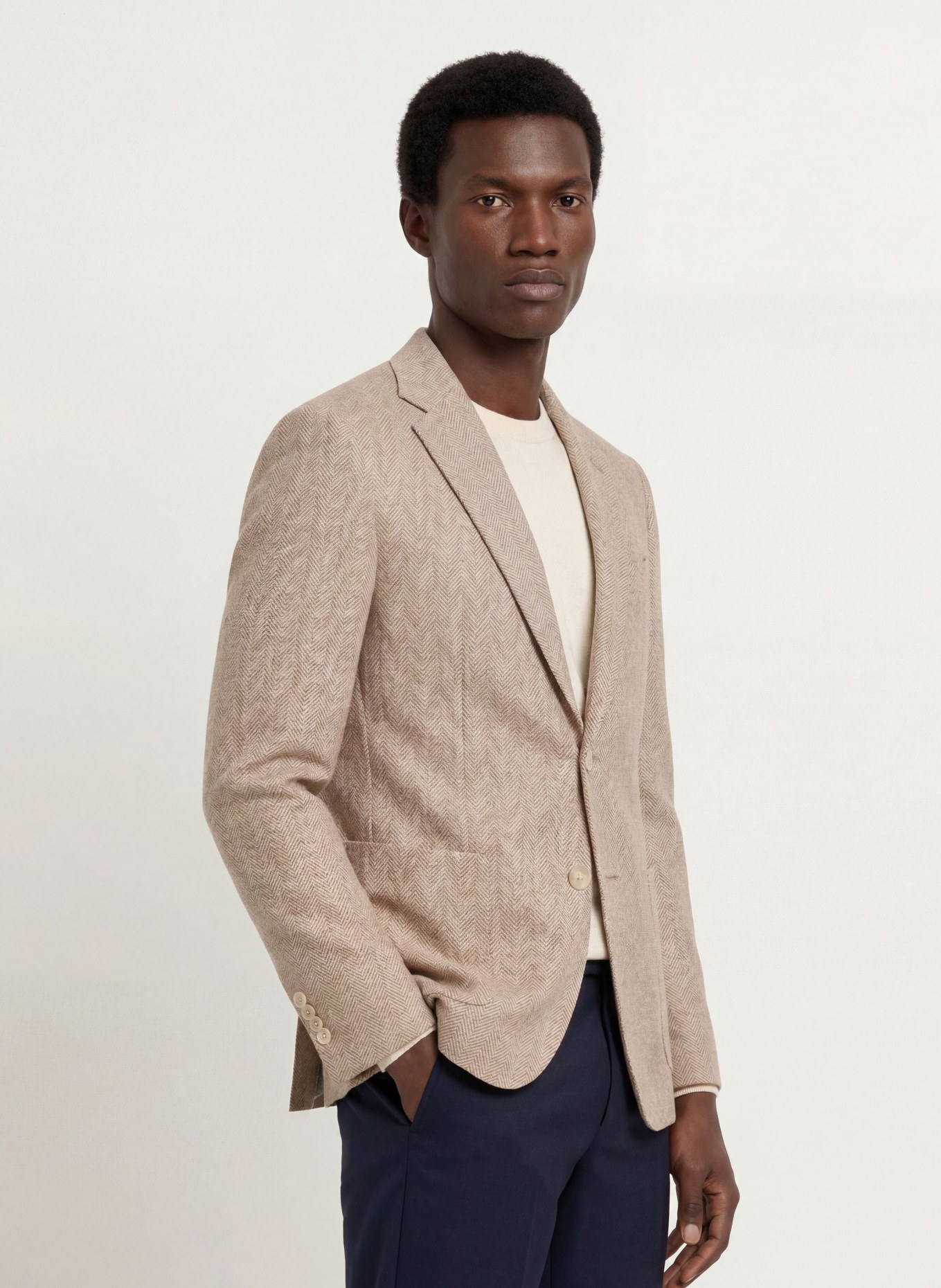 BOSS Sakko JANSON Regular Fit: BEIGE / CREME