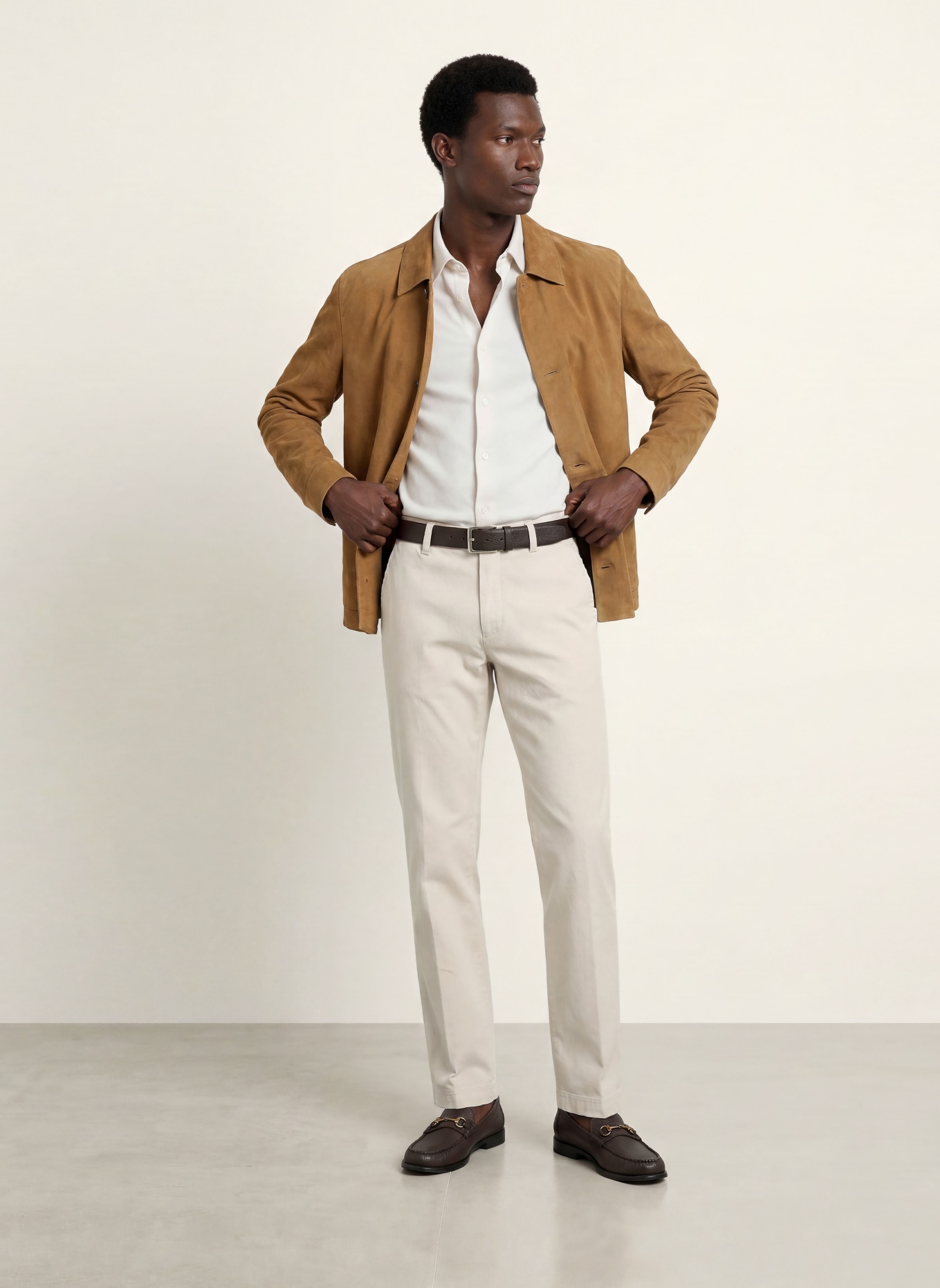 BOSS Chino KENT Straight Fit: CRÈME