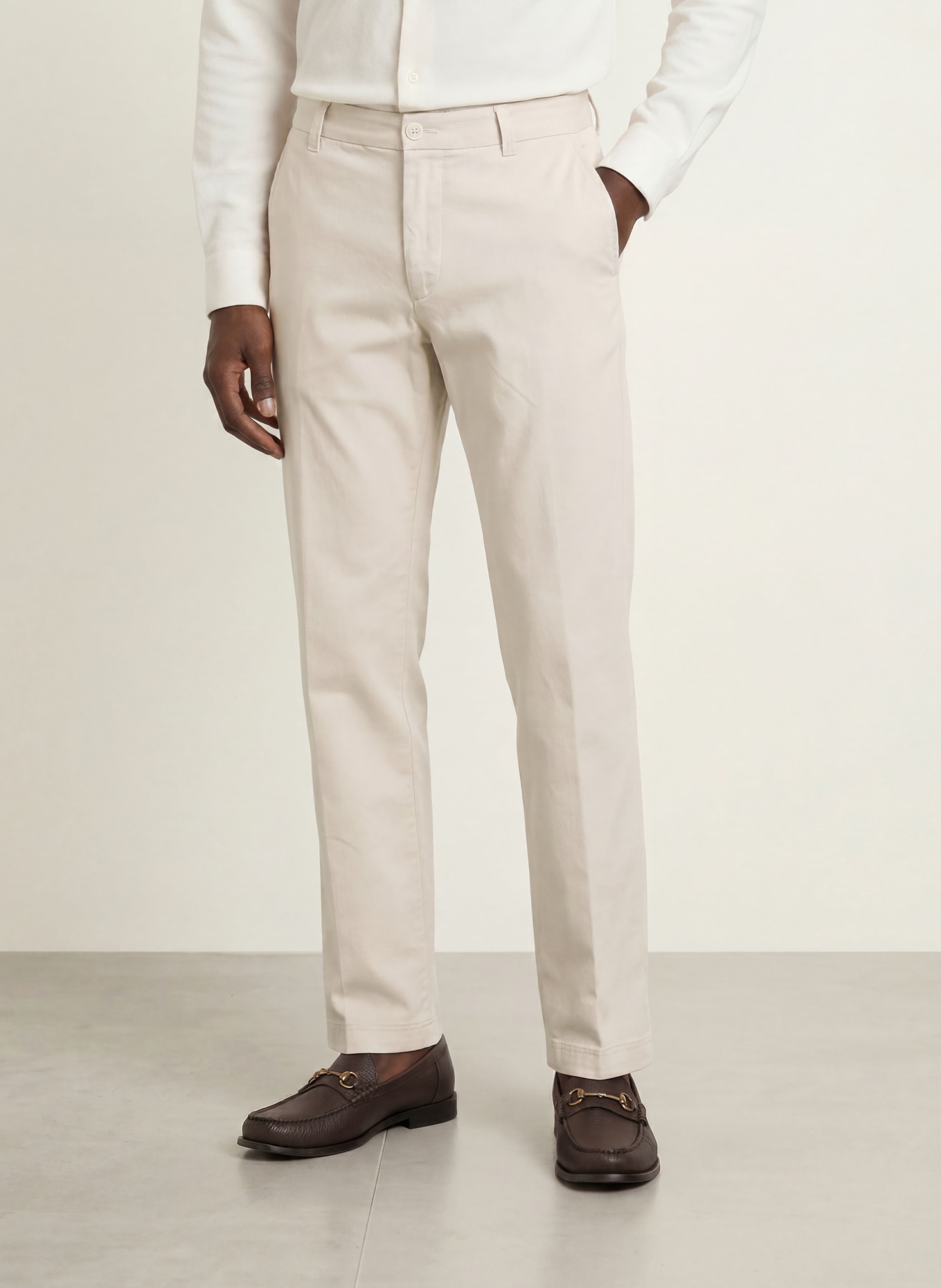 BOSS Chino KENT Straight Fit: CRÈME