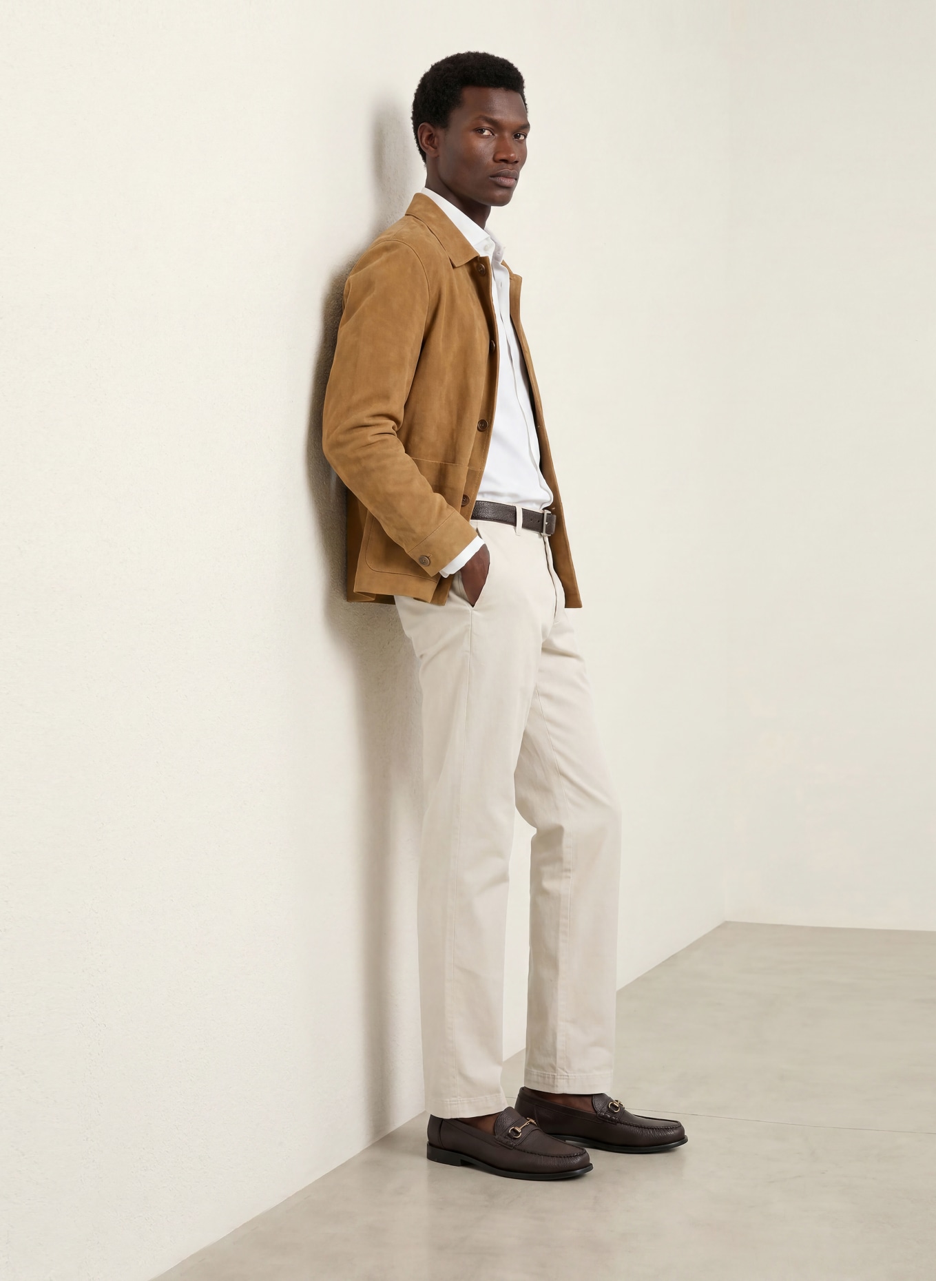 BOSS Chino KENT Straight Fit: CRÈME