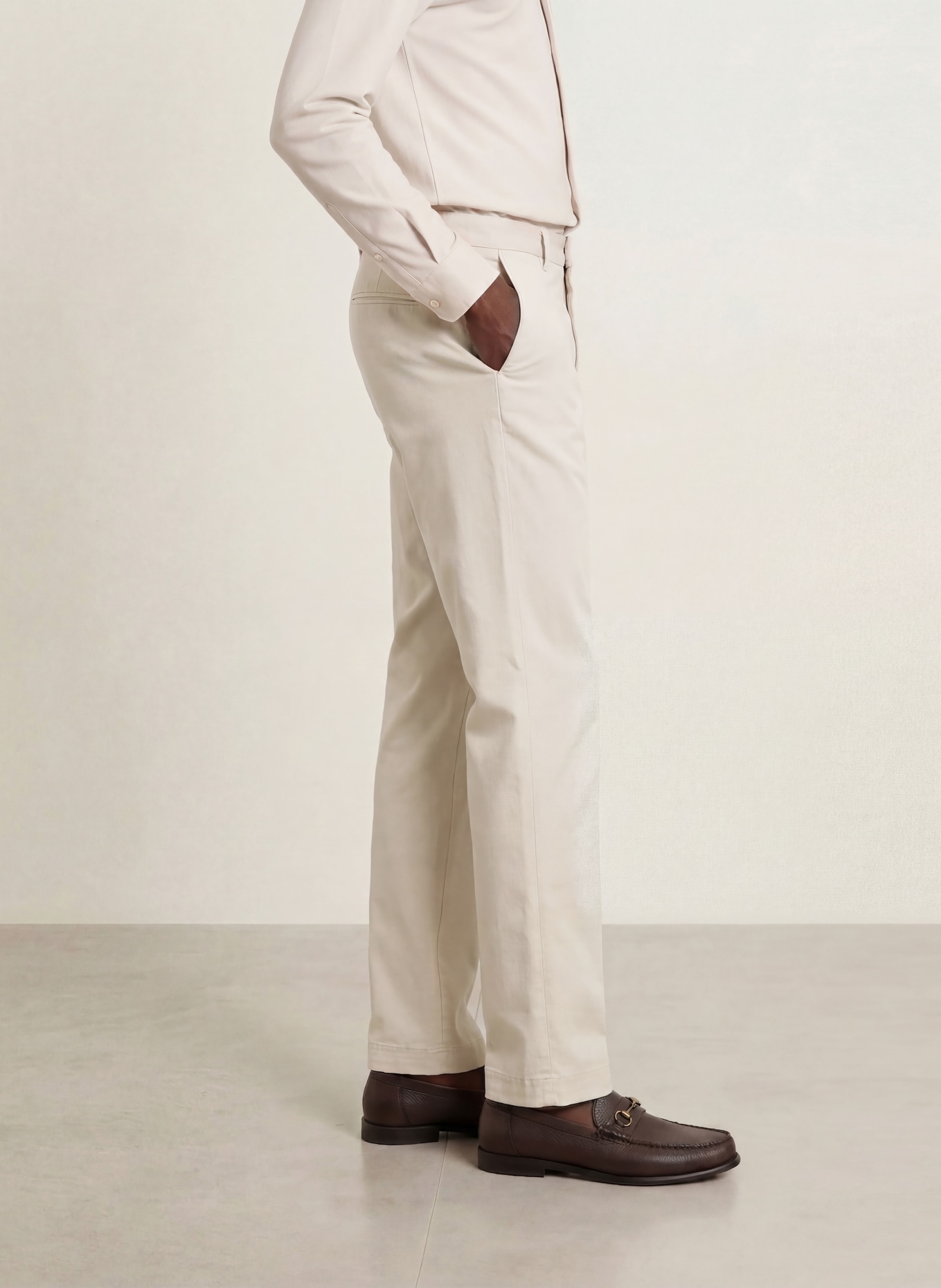 BOSS Chino KENT Straight Fit: CRÈME