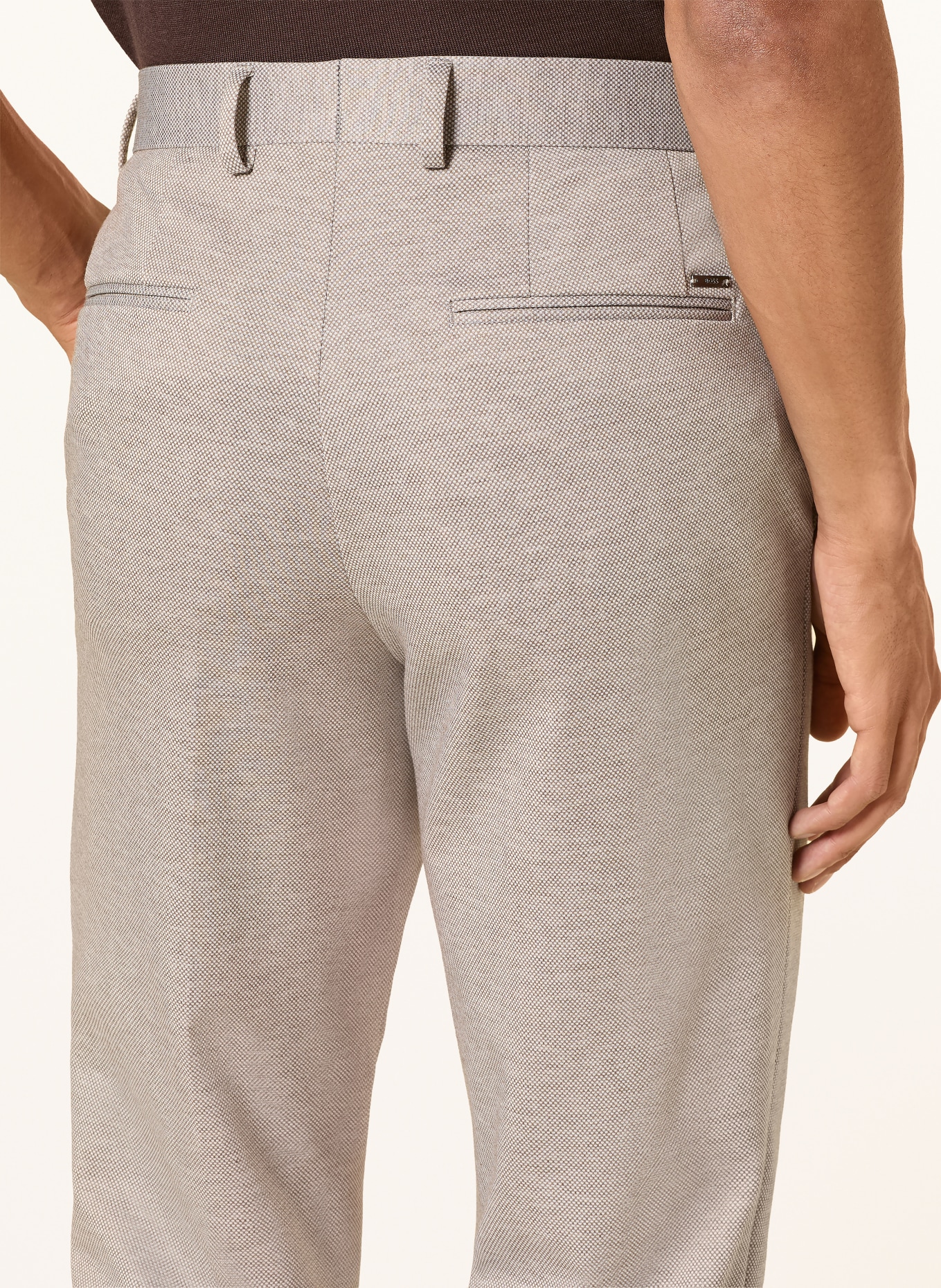 BOSS GENIUS Slim Fit Suit Pants: 271 LIGHT BEIGE