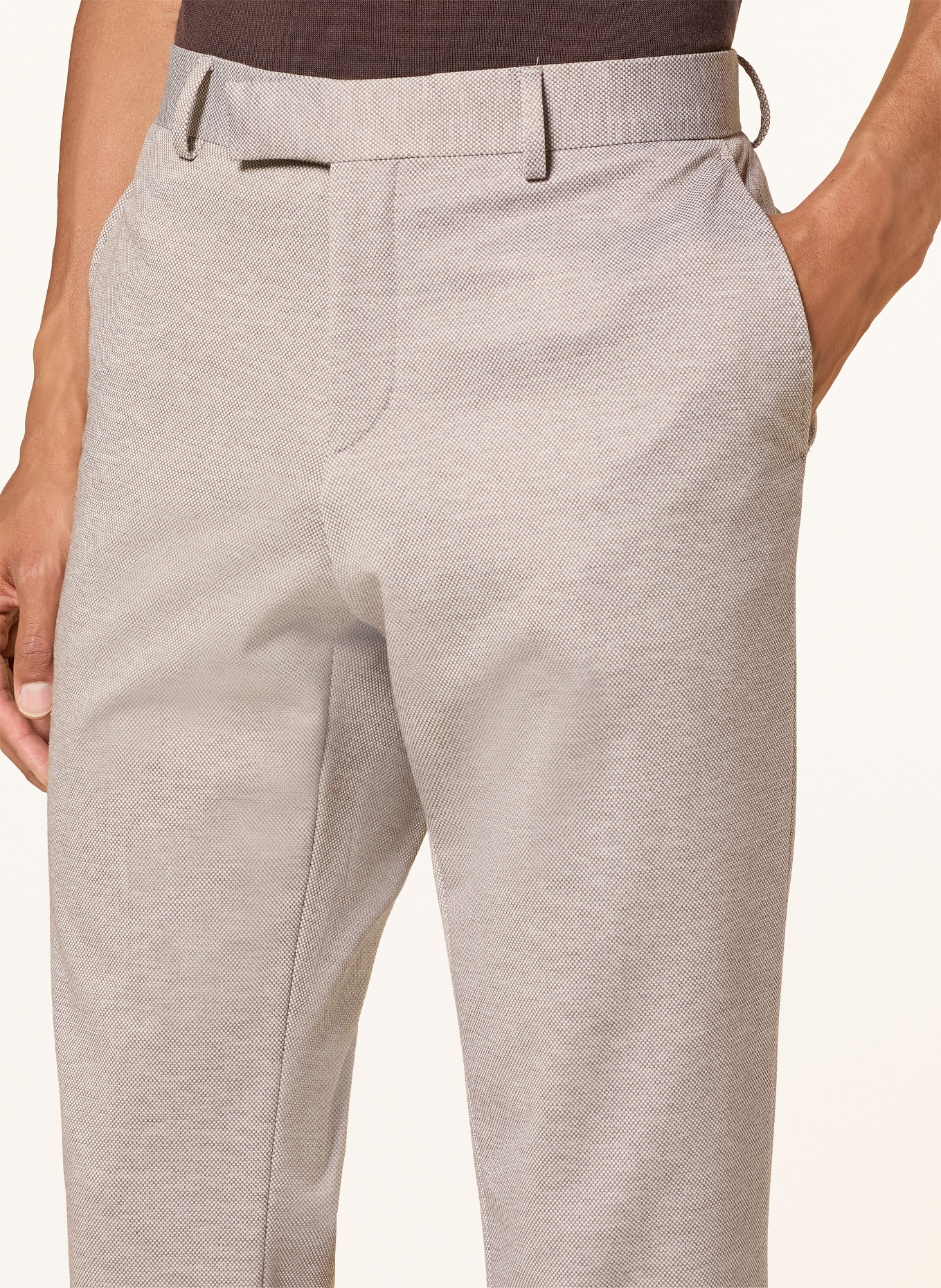 BOSS GENIUS Slim Fit Suit Pants: 271 LIGHT BEIGE