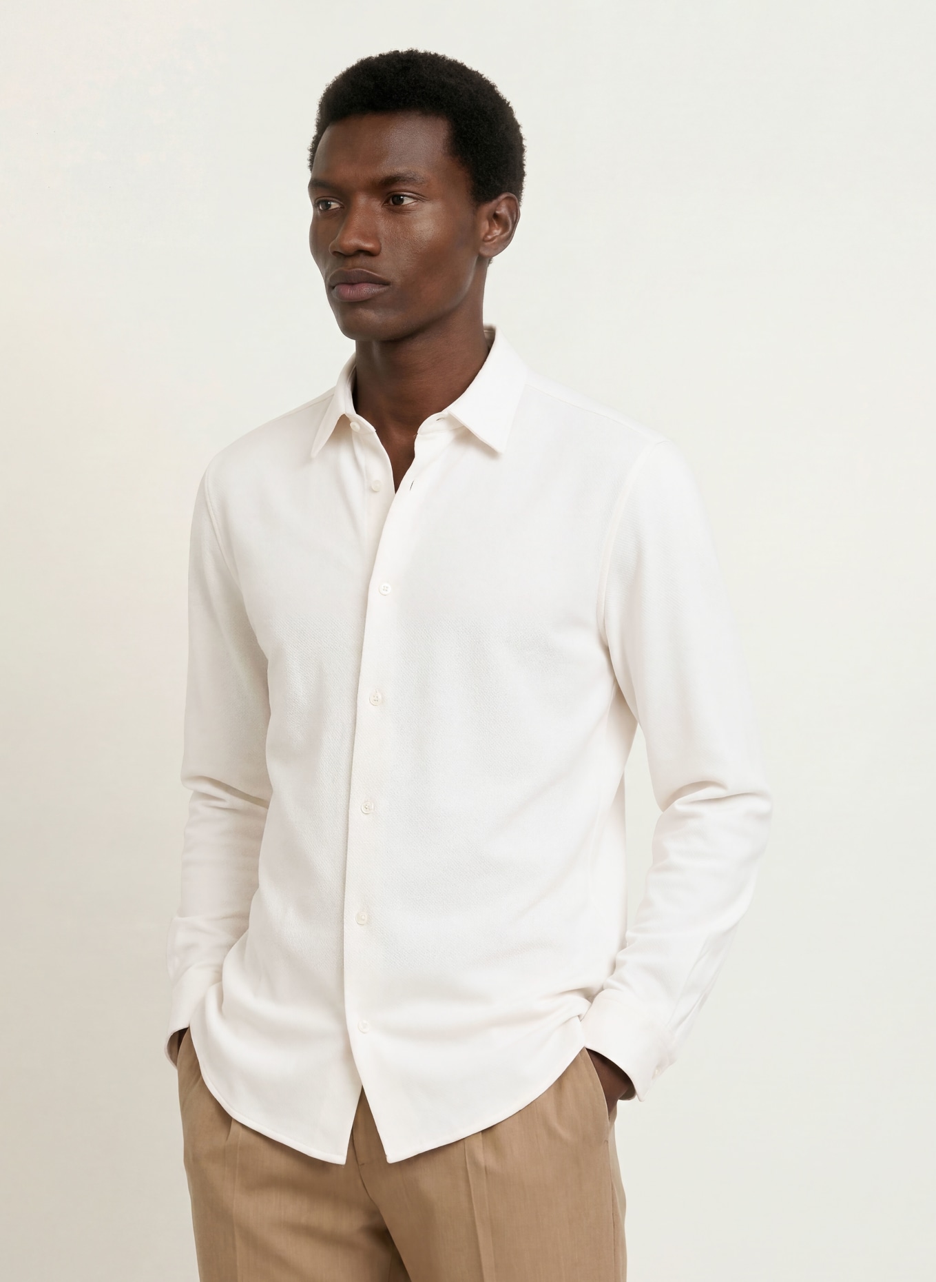 BOSS Hemd LIAM Regular Fit: WEISS