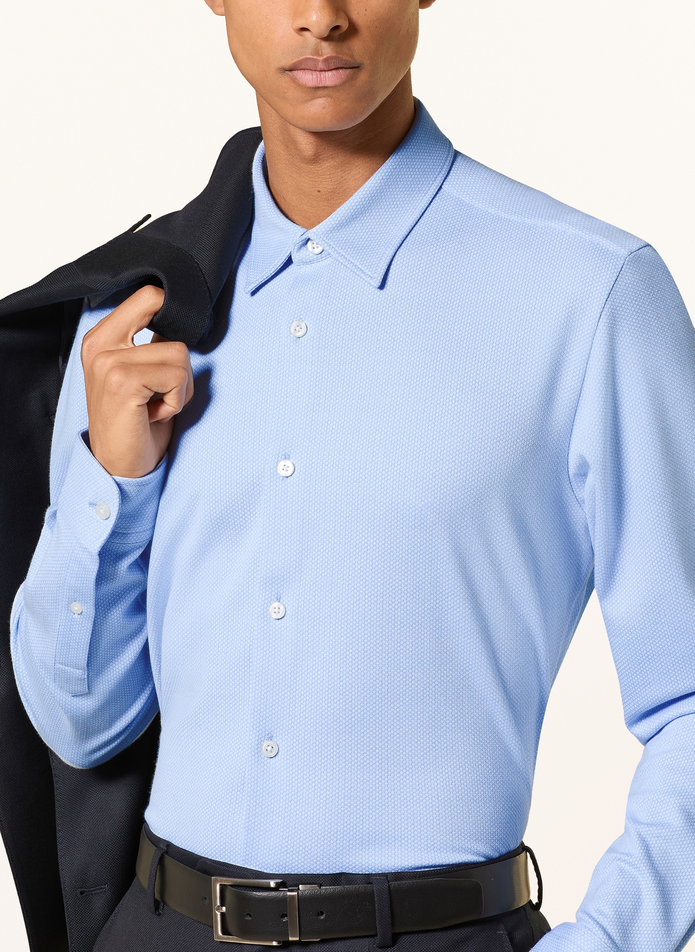 BOSS Hemd LIAM Regular Fit: HELLBLAU