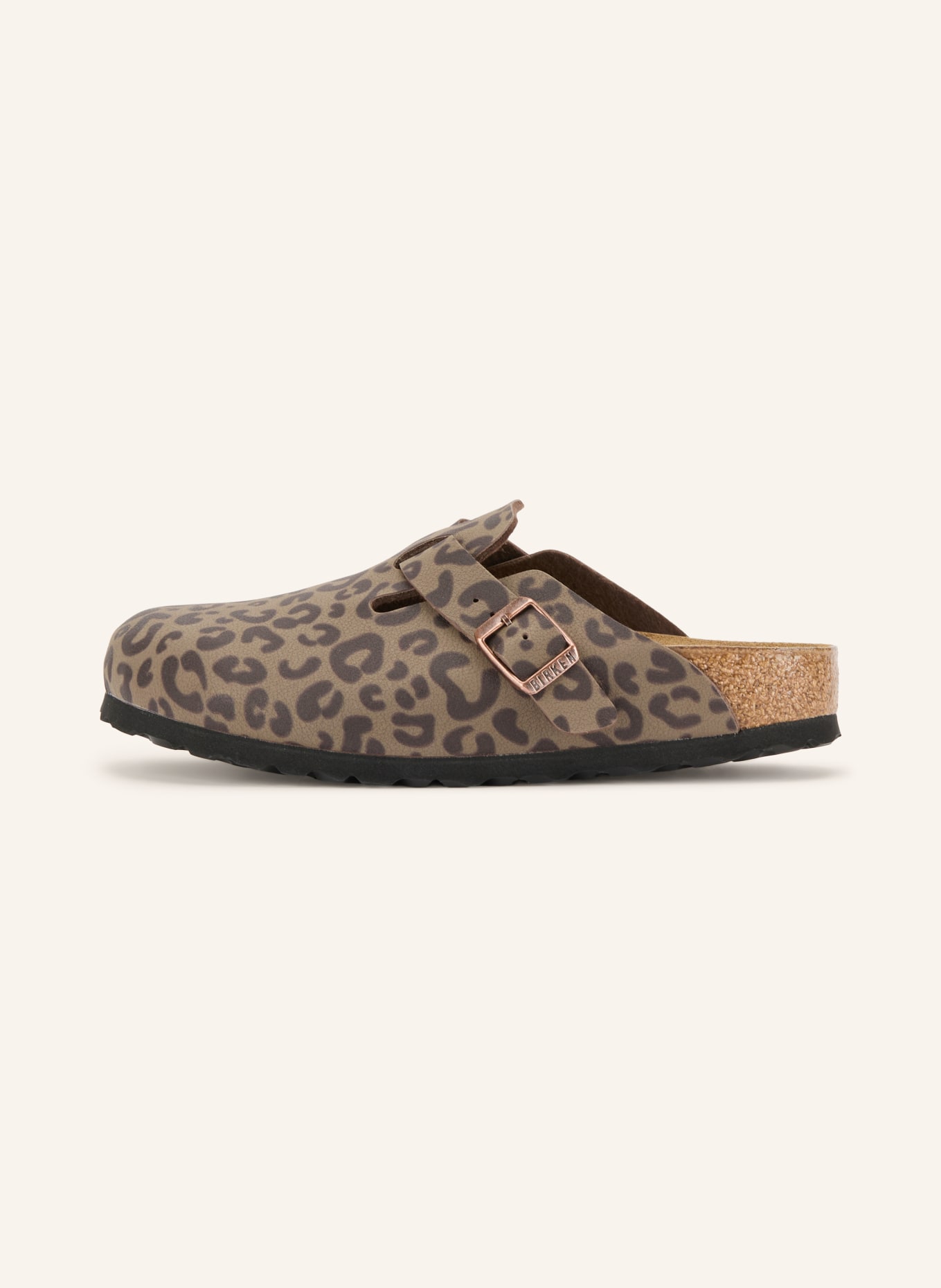 BIRKENSTOCK Pantoletten BOSTON 2.0: BEIGE / BRAUN