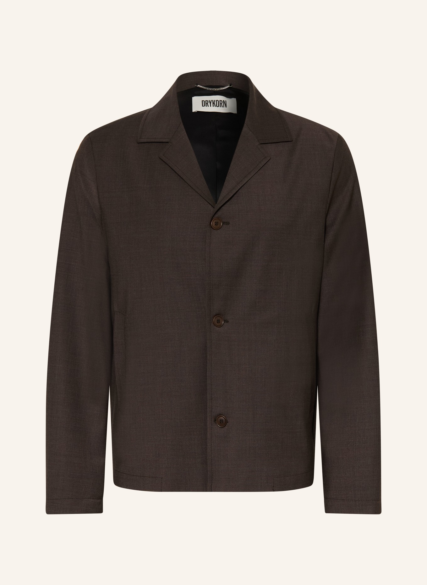 DRYKORN Overshirt LOUVIN: DUNKELBRAUN