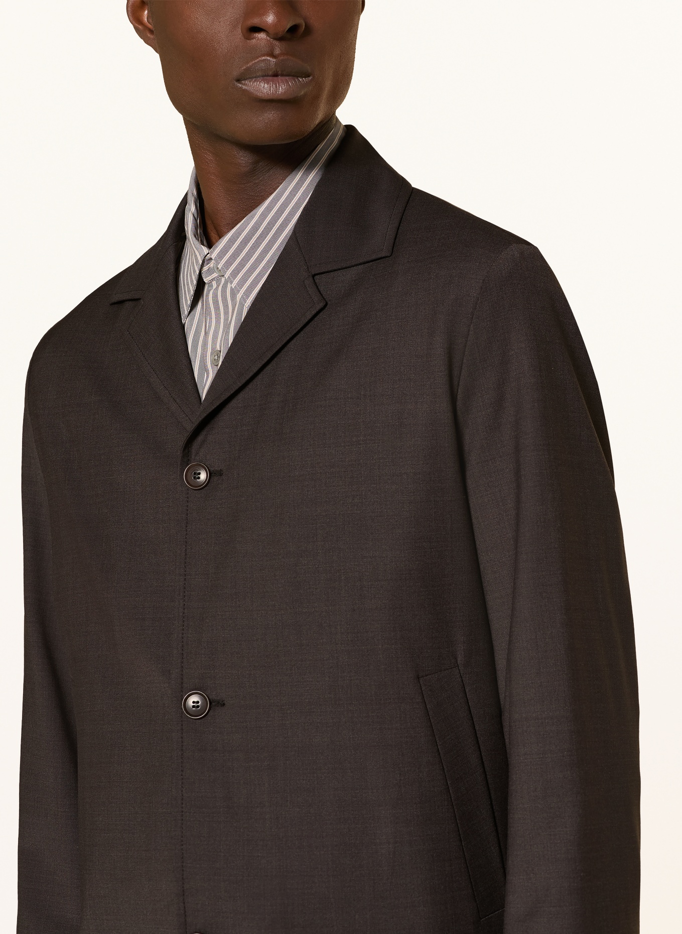 DRYKORN Overshirt LOUVIN: DUNKELBRAUN