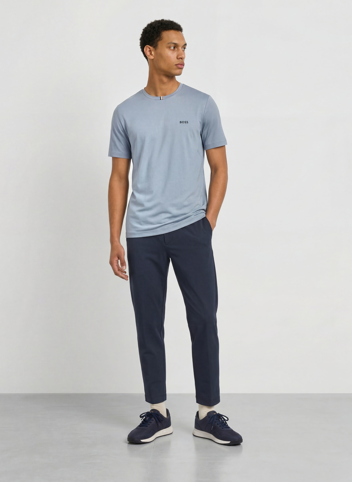 BOSS T-shirt technique TOC: BLEU GRIS