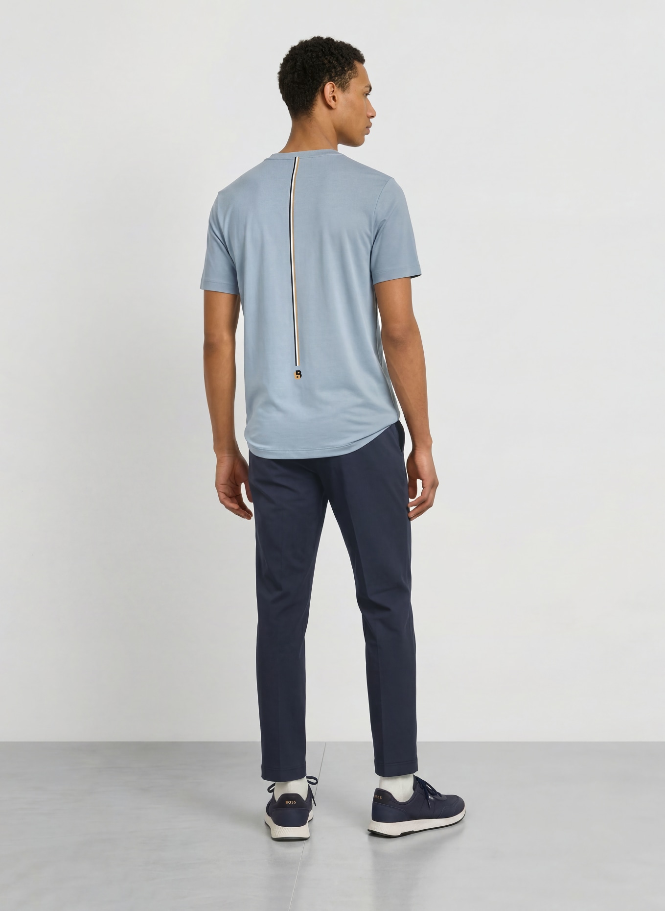 BOSS T-shirt technique TOC: BLEU GRIS