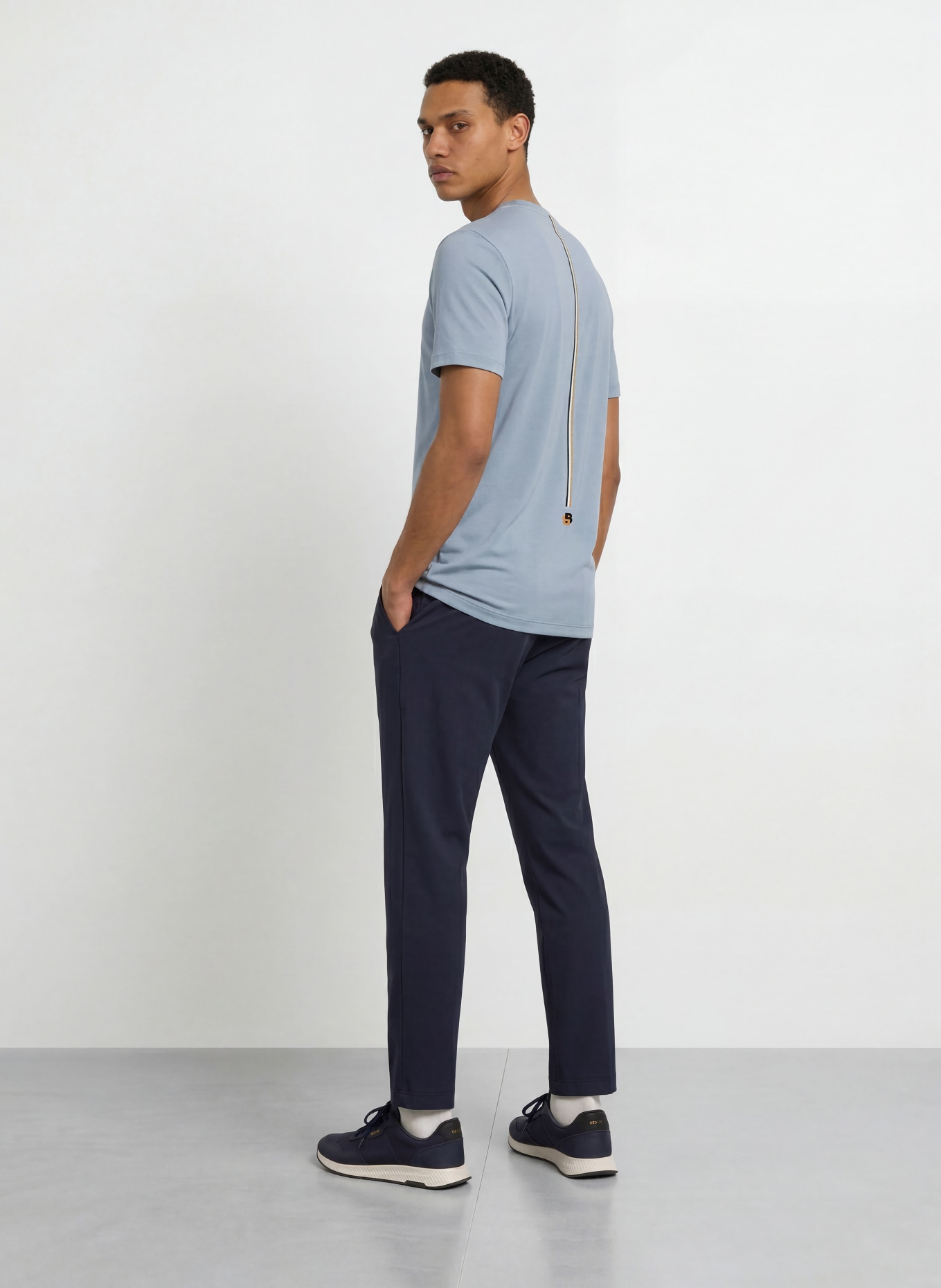 BOSS T-shirt technique TOC: BLEU GRIS