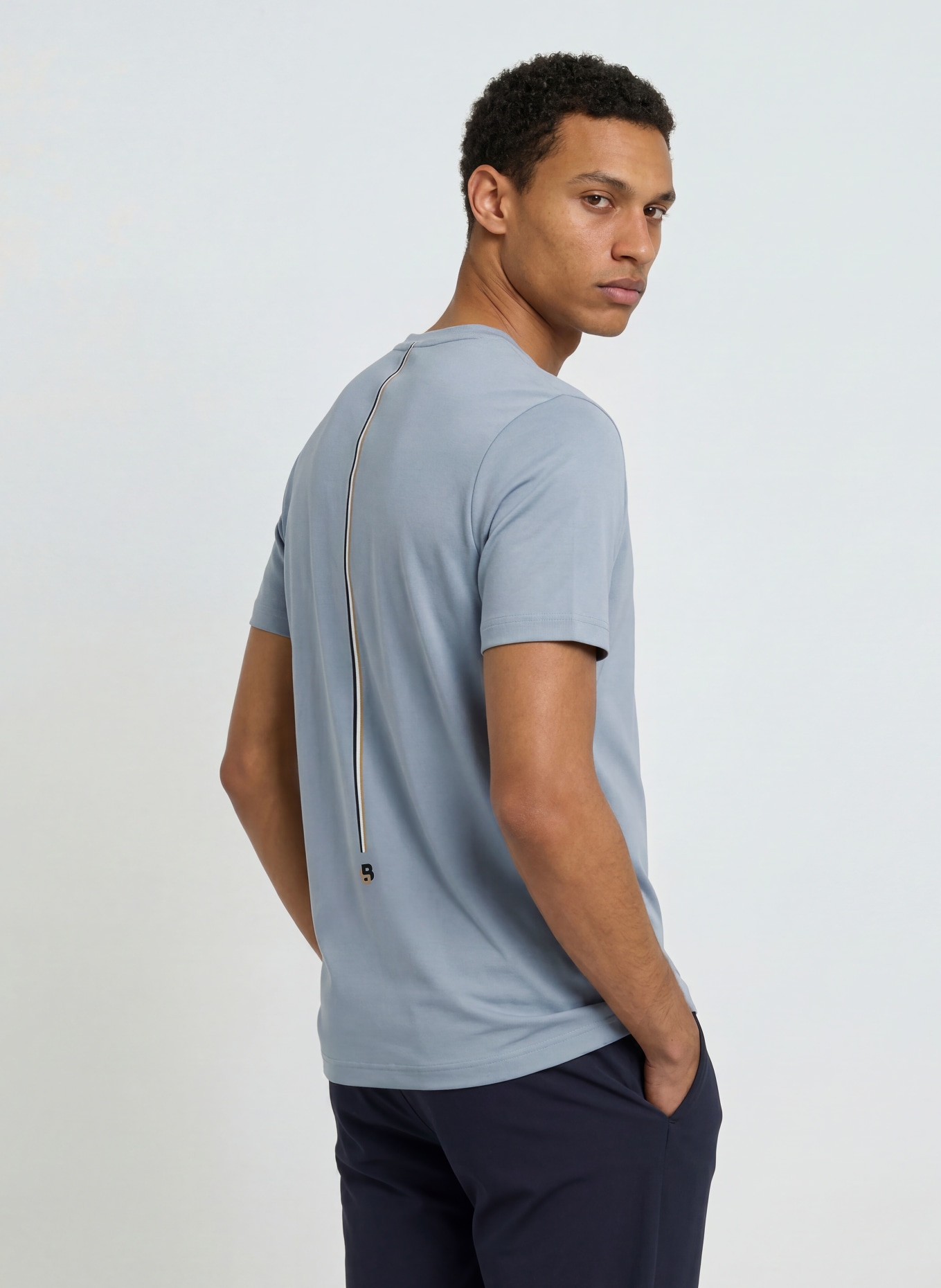 BOSS T-shirt technique TOC: BLEU GRIS