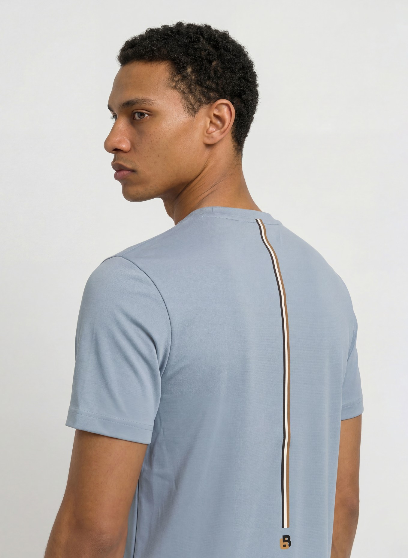 BOSS T-shirt technique TOC: BLEU GRIS